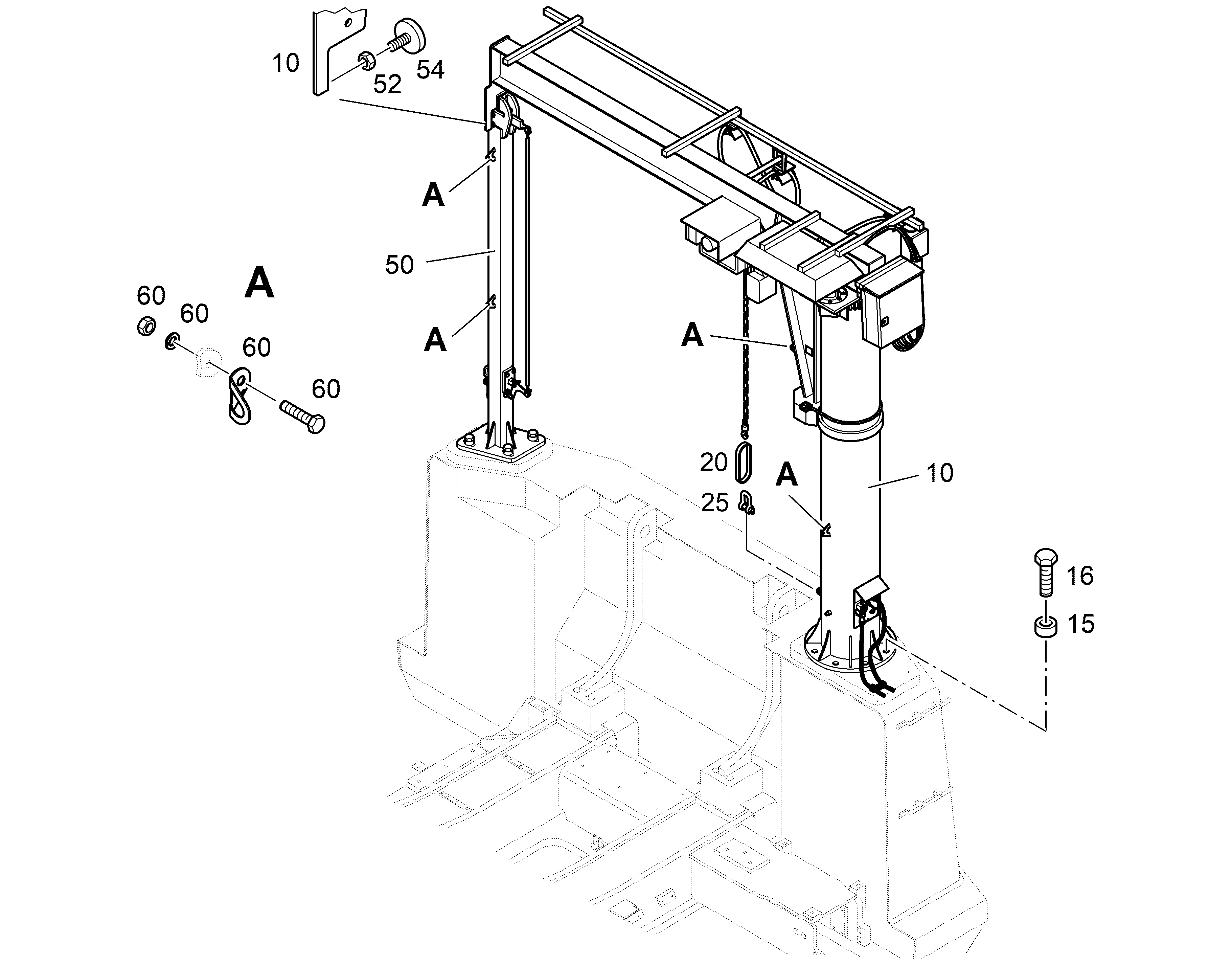 СКОБА 7739104 LIEBHERR