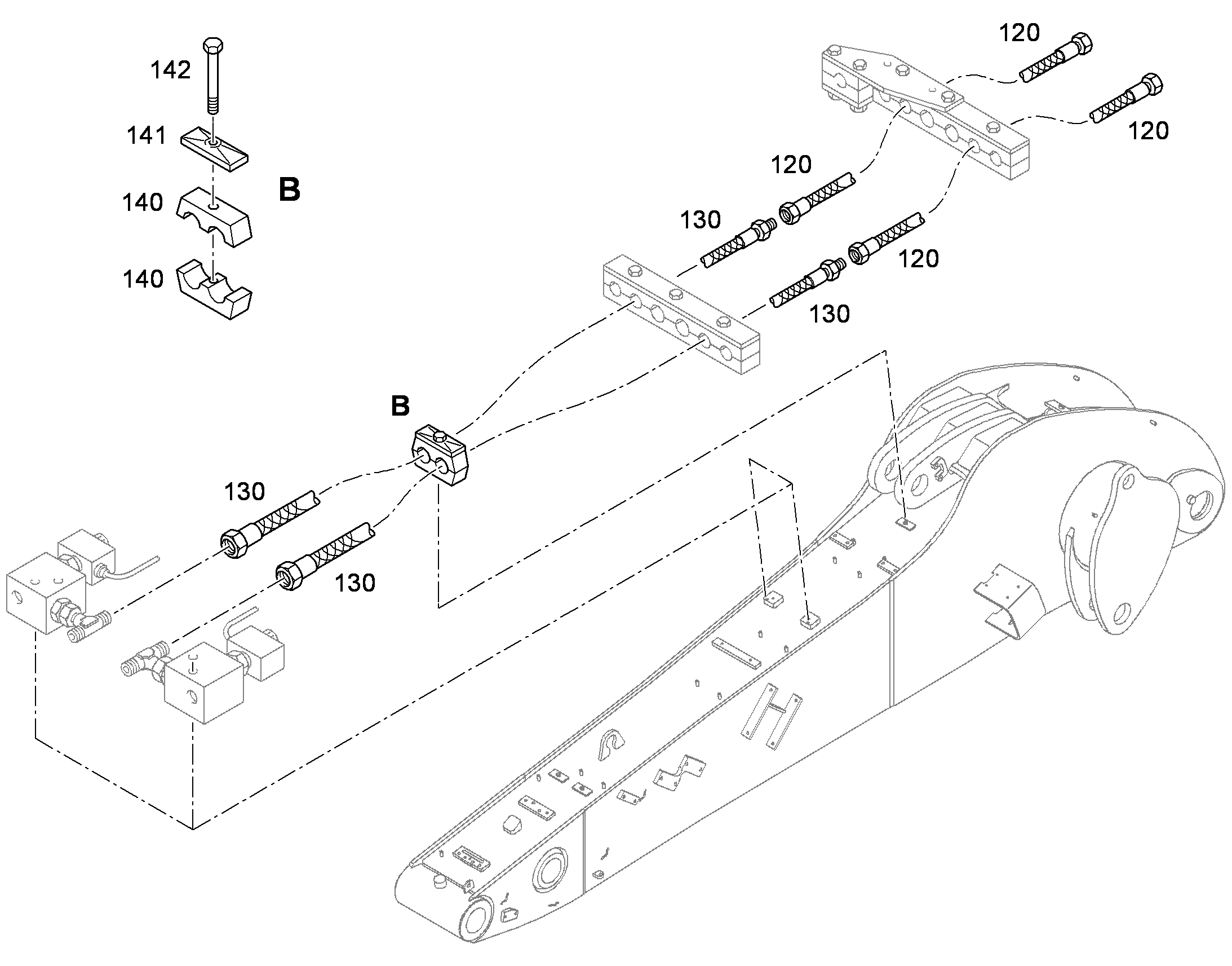 ШЛАНГ 12X1480 10651857 LIEBHERR