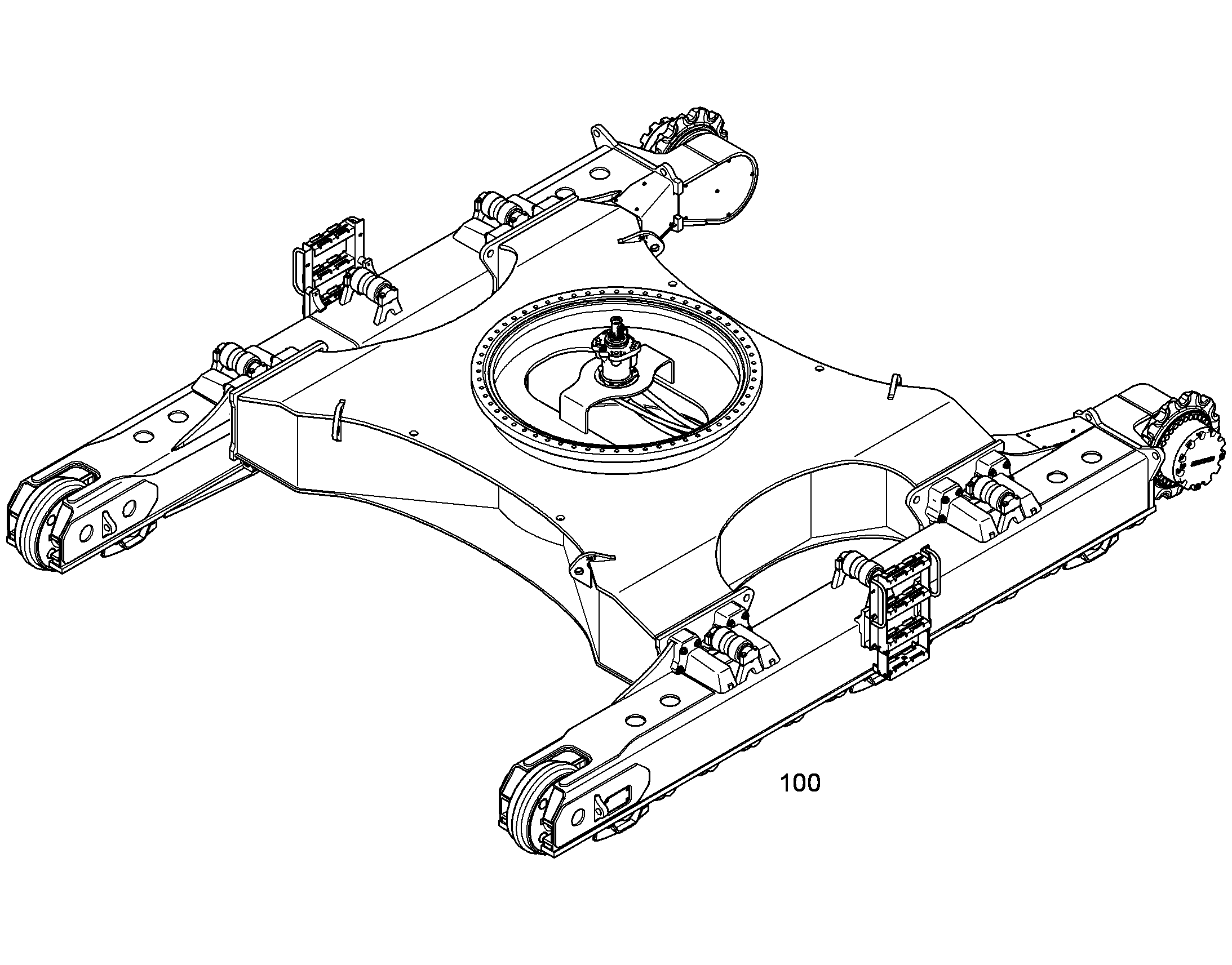 ШАССИ, КОМПЛЕКТ 10374011 LIEBHERR