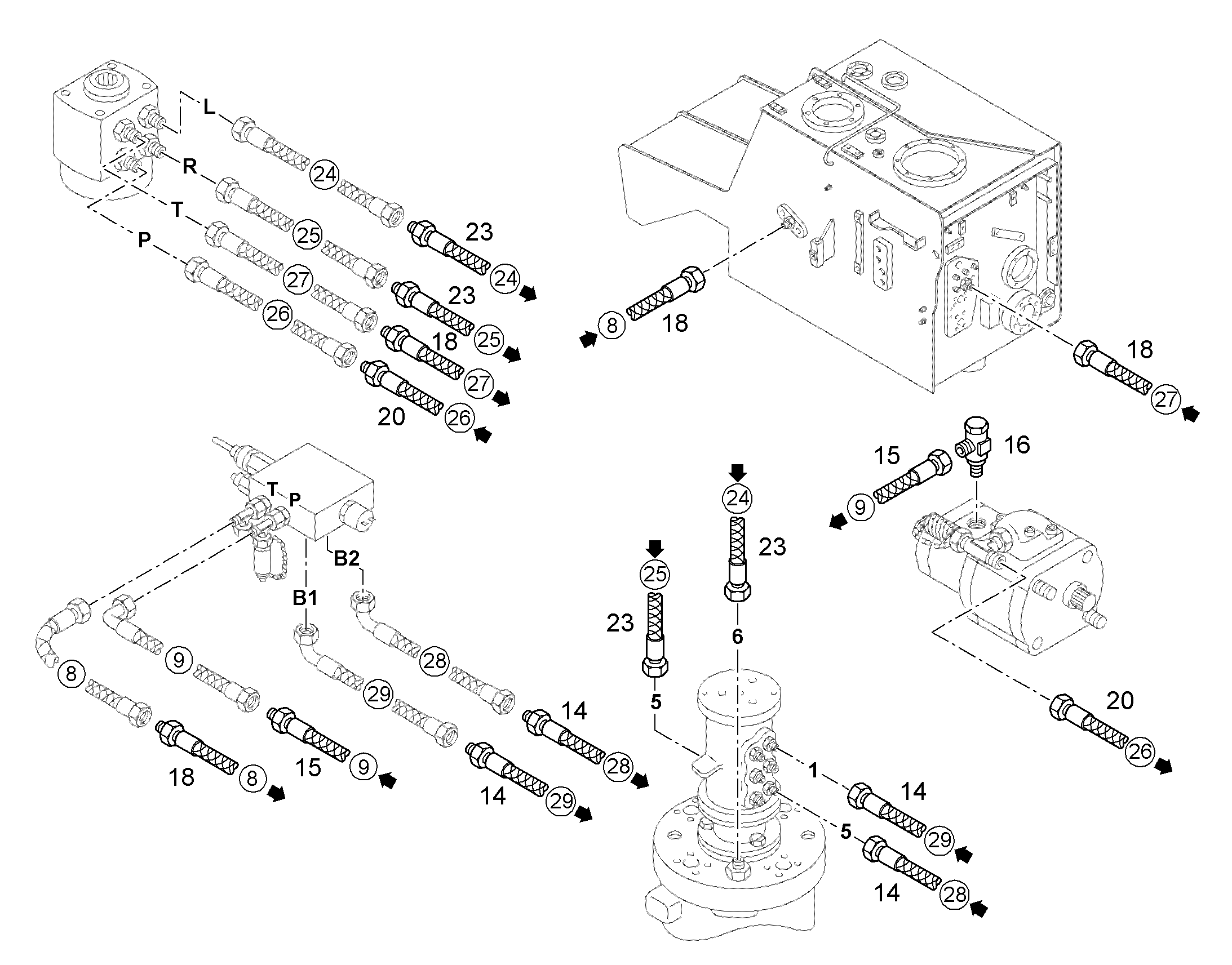 ШЛАНГ 12X3200 10218392 LIEBHERR