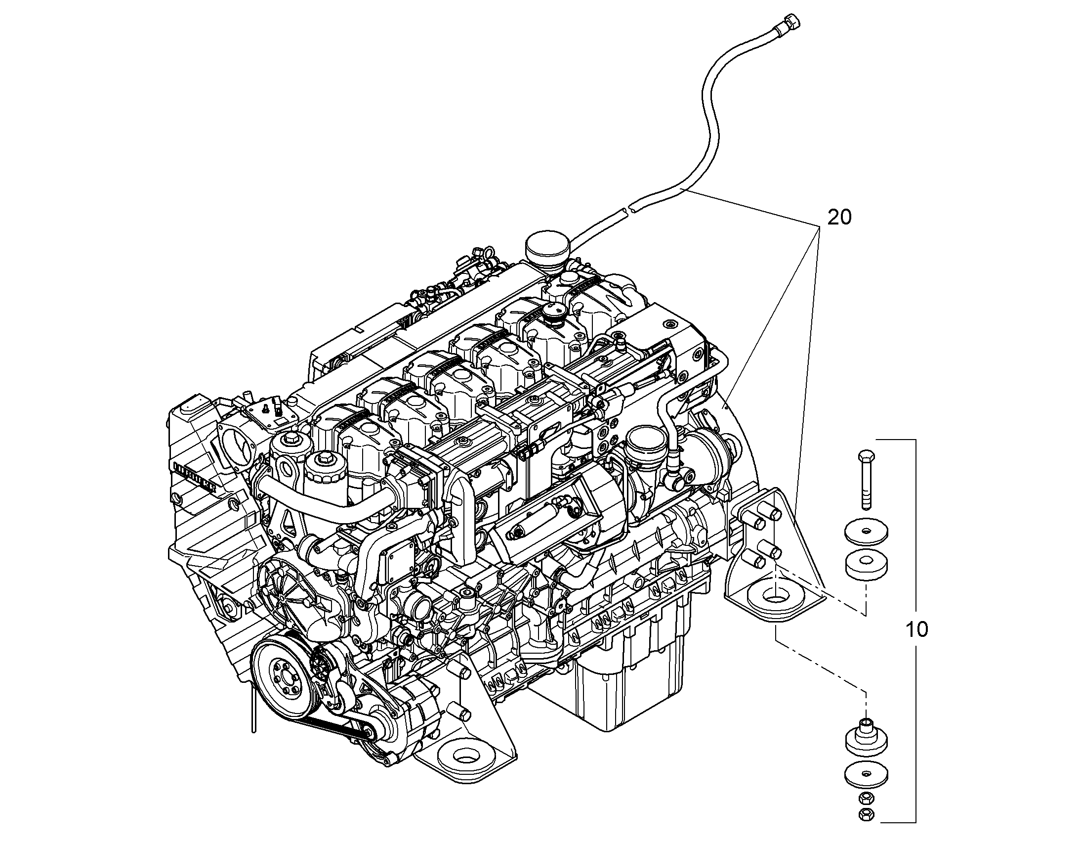 ДЕТАЛИ КРЕПЛЕНИЯ 9645465 LIEBHERR