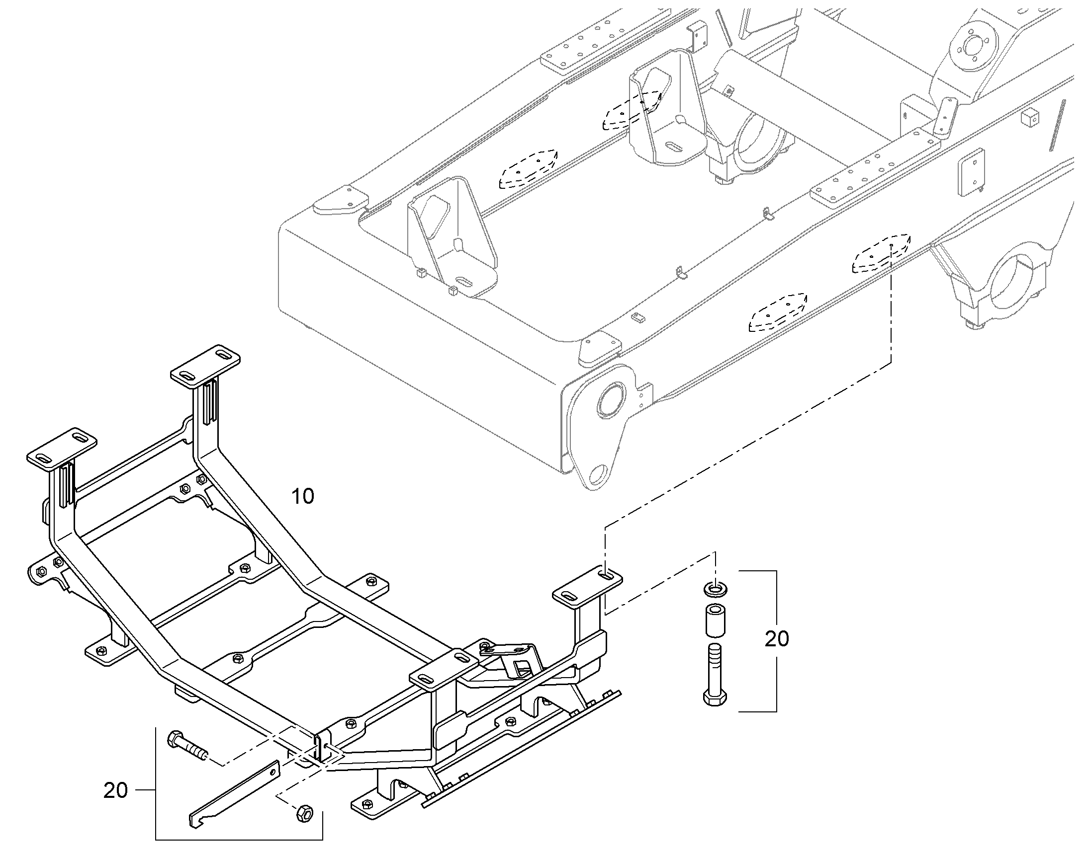 ДЕТАЛИ КРЕПЛЕНИЯ 94015808 LIEBHERR