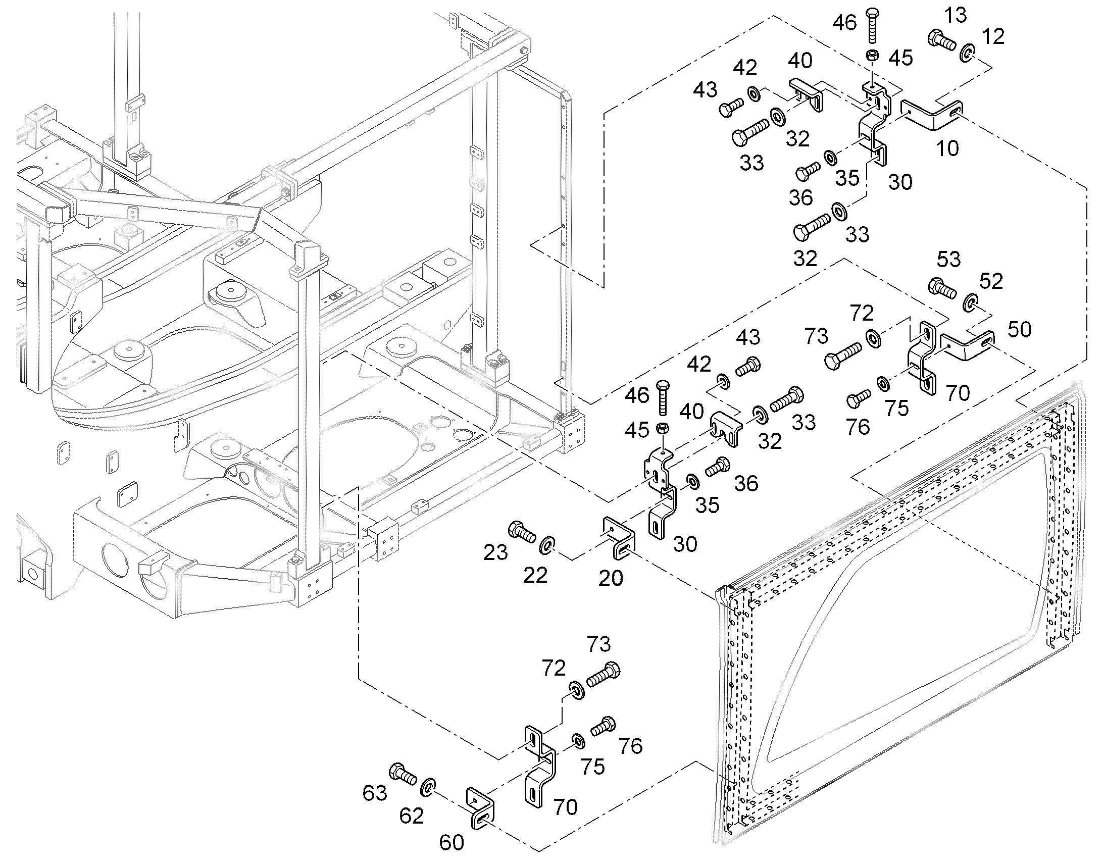 УГОЛЬНИК КРЕПЕЖНЫЙ 94000451 LIEBHERR