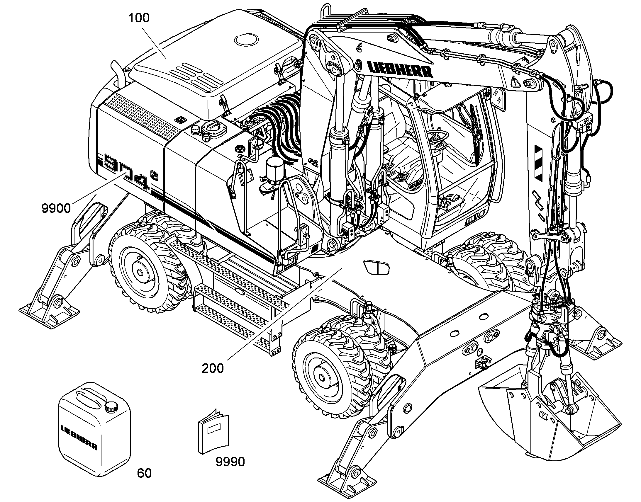 MANUAL A904C-LI 10651217 LIEBHERR