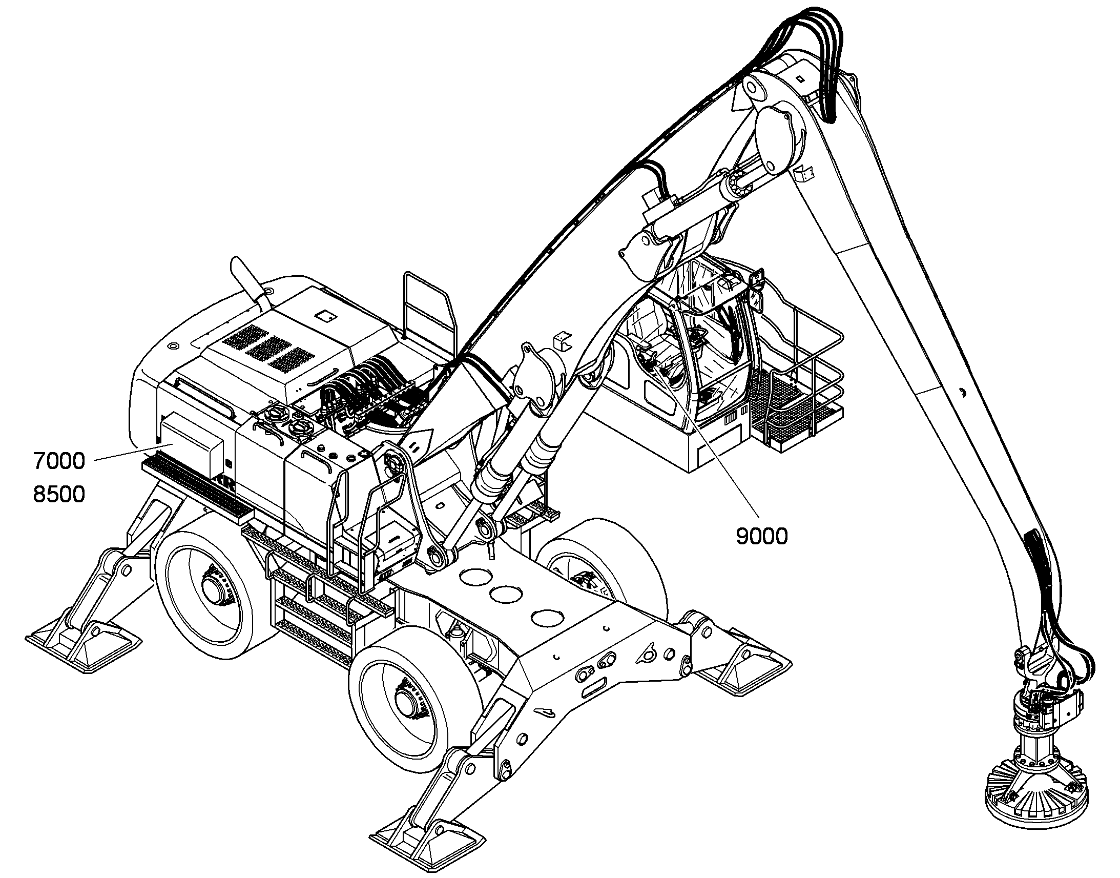 ГИДРАВЛИЧЕСКАЯ СИСТЕМА 94003112 LIEBHERR