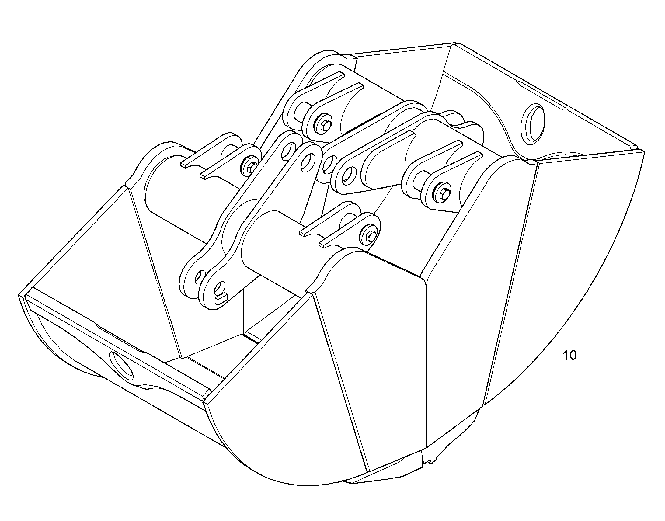 ЧАШИ ГРЕЙФЕРА 800mm 0,6m³ 94006941 LIEBHERR