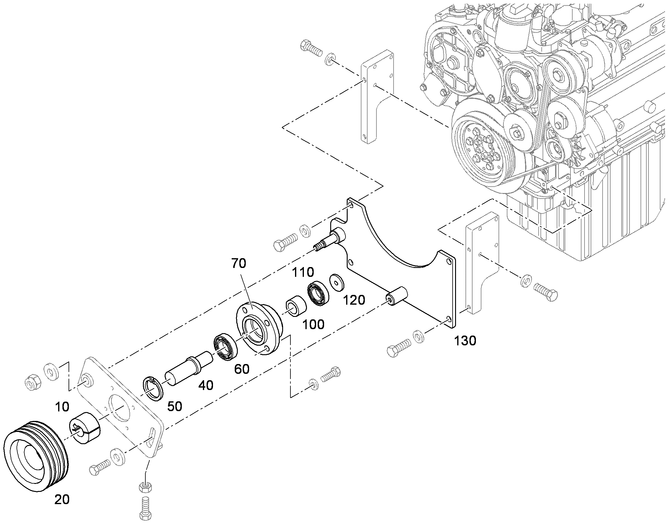 ШАРИКОПОДШИПНИК РАДИАЛЬНЫЙ -62062RS 30X62X16 4000902 LIEBHERR