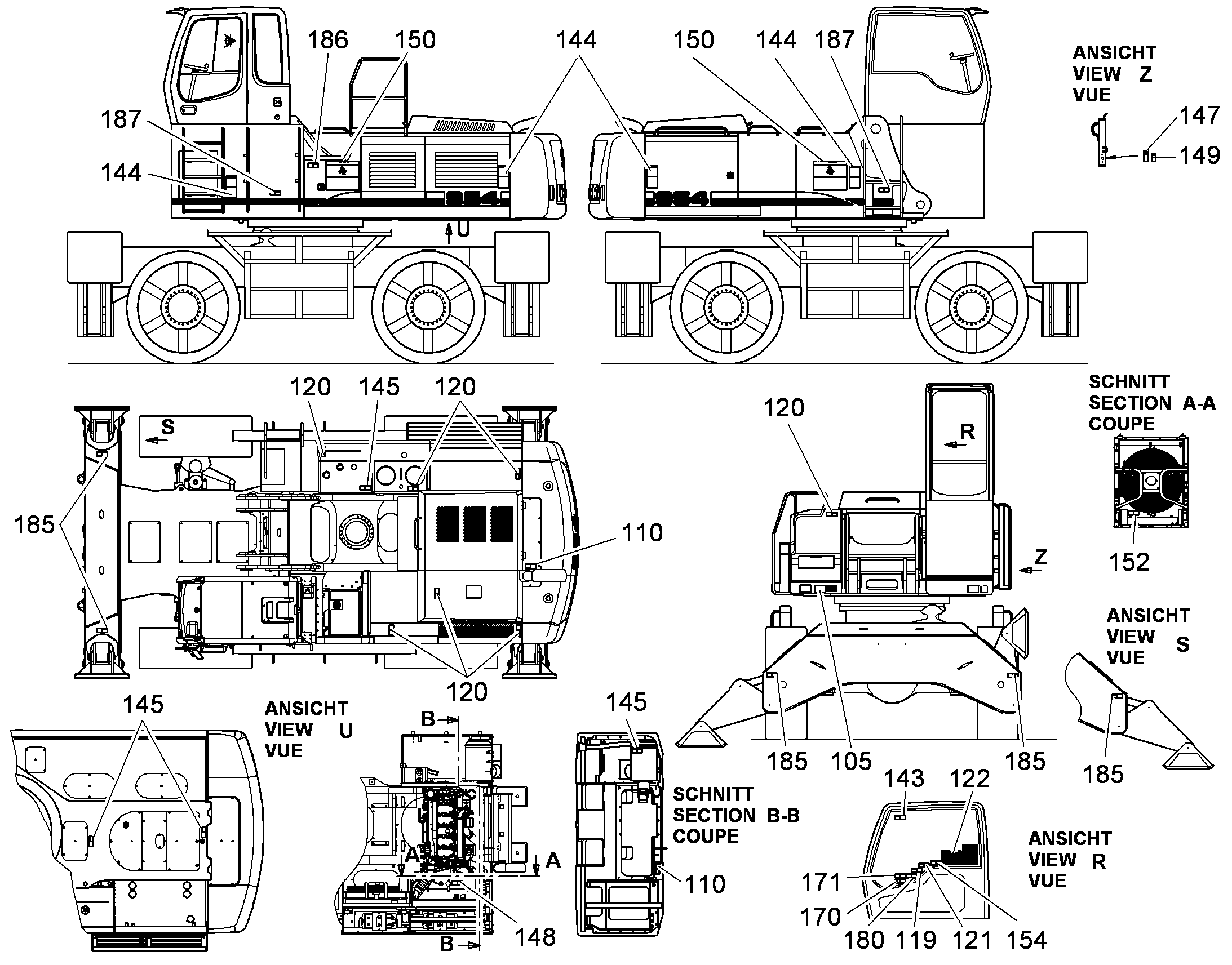 ТАБЛИЧКИ АМЕРИКА 94008178 LIEBHERR