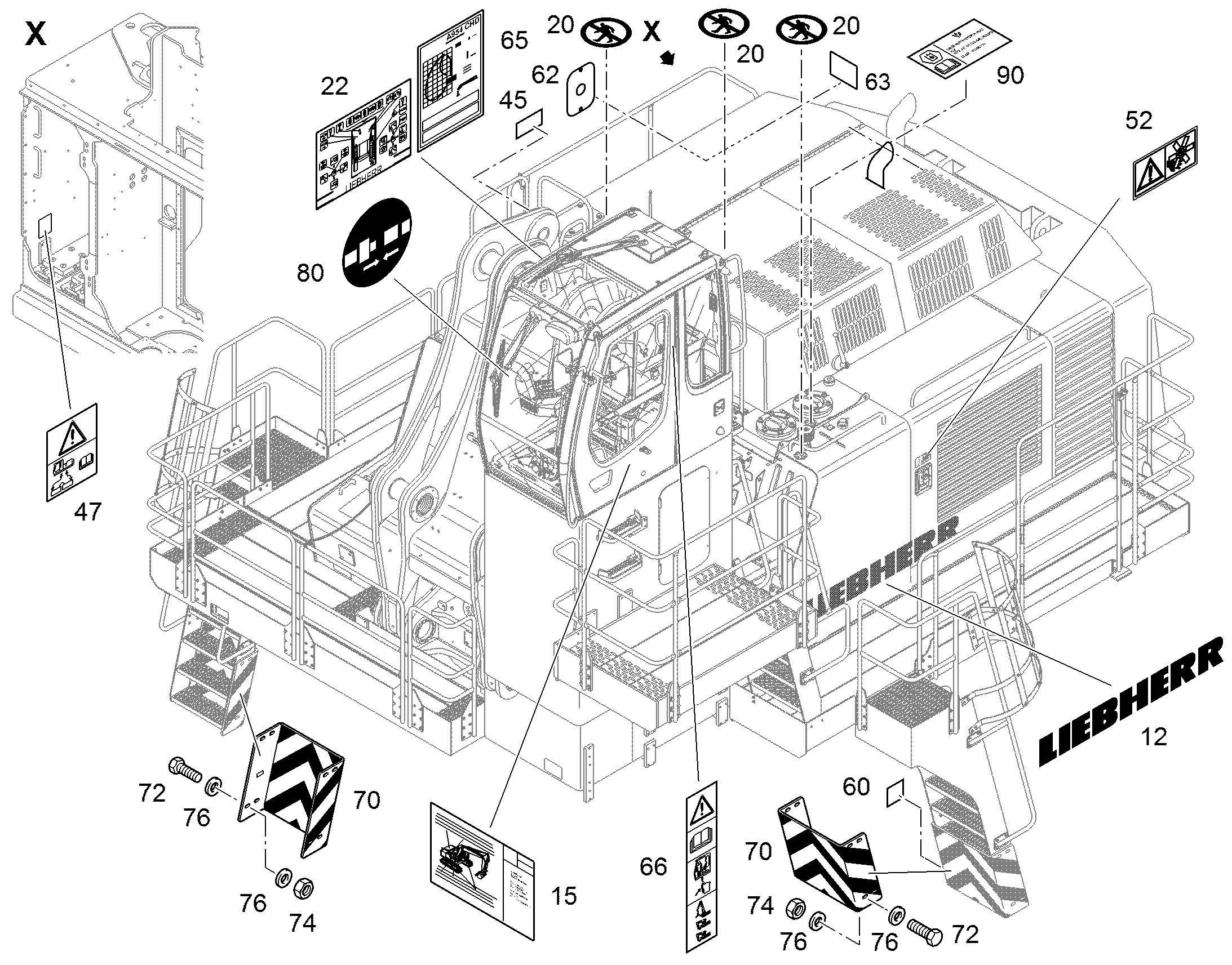 ТАБЛИЧКА 11069494 LIEBHERR