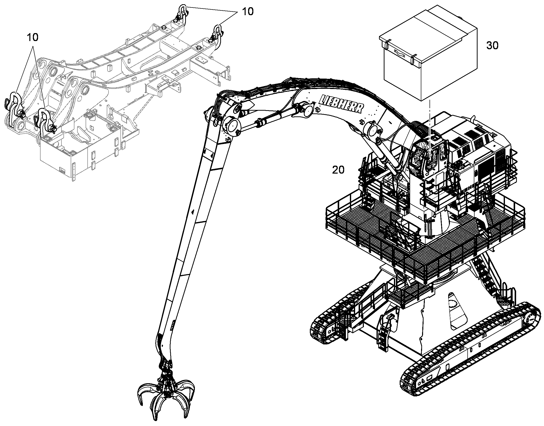 ДЕТАЛИ ЗАЩИТНЫЕ 10294500 LIEBHERR