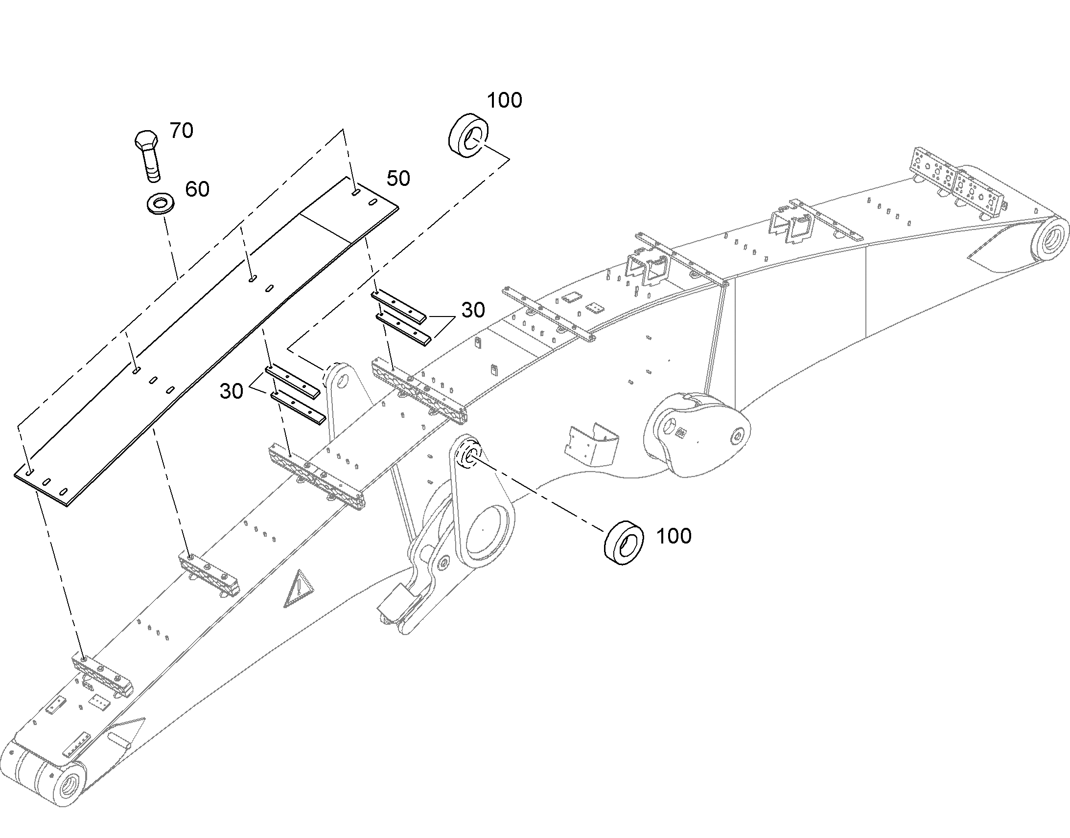 ГНЕЗДО ПОДШИПНИКА 72/130X35 94011545 LIEBHERR