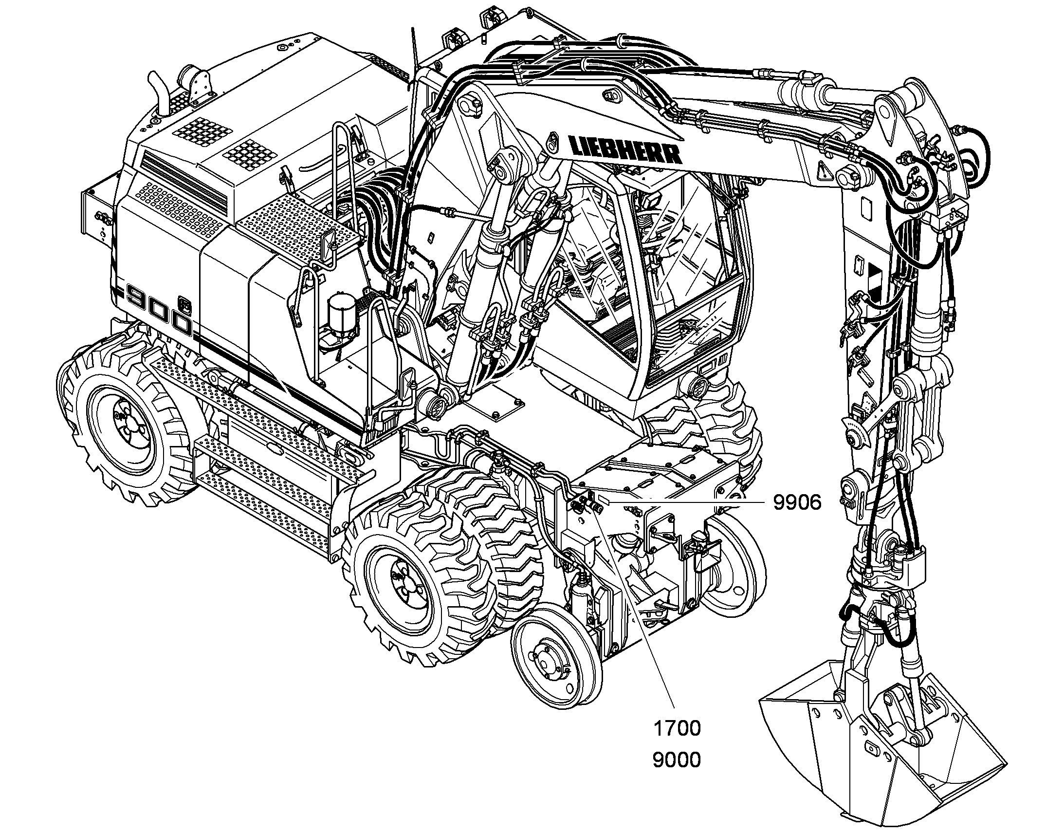 ТАБЛИЧКИ ПОЛОЖЕНИЯ ЕЭС 94011406 LIEBHERR
