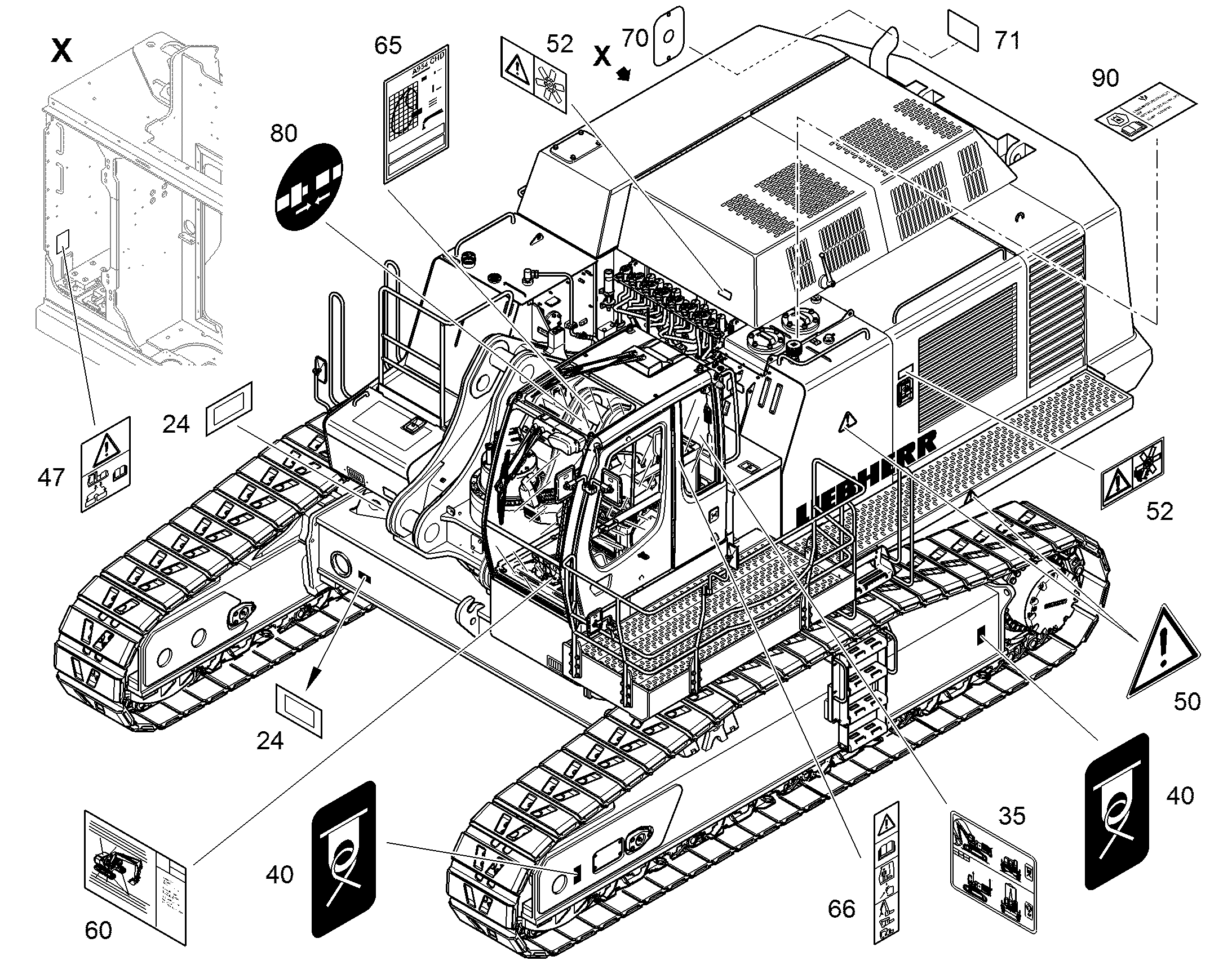 ПЛАН СМАЗКИ 94011585 LIEBHERR