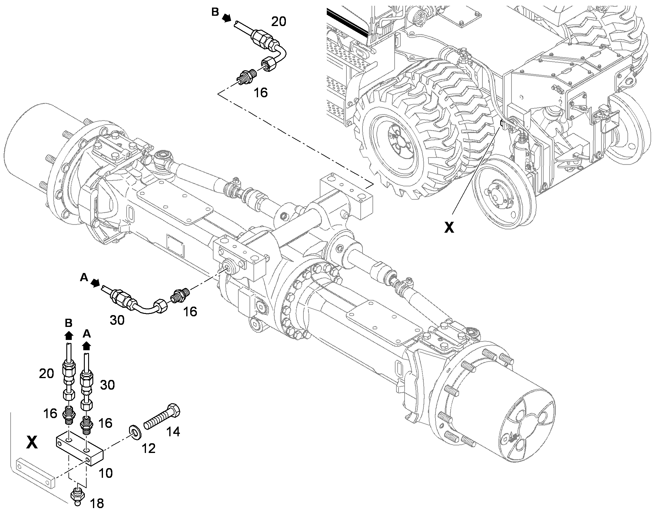 ПЛАНКА КРЕПЛЕНИЯ 9601754 LIEBHERR