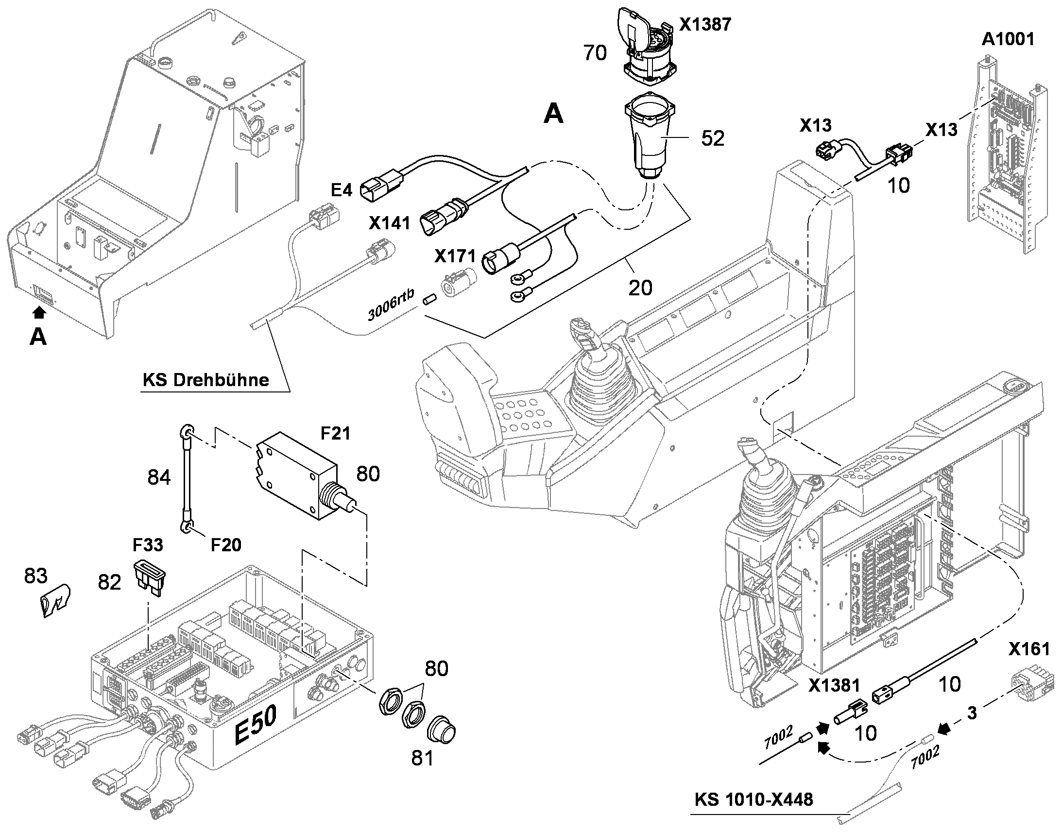 КОМПЛЕКТ КАБЕЛЕЙ 10388276 LIEBHERR