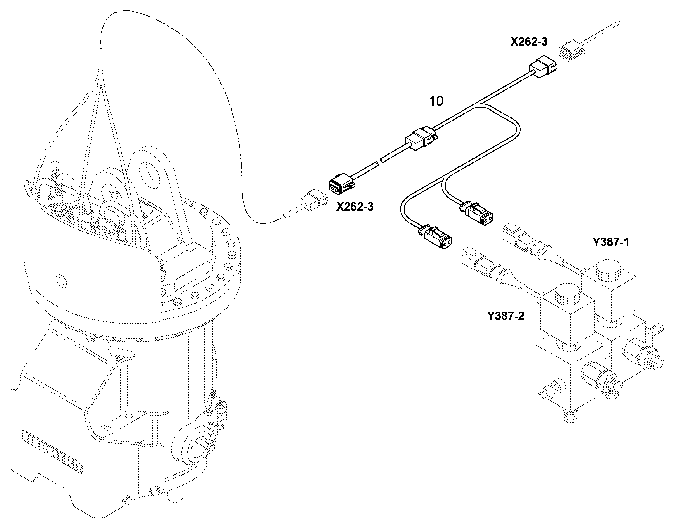 МОНТАЖНЫЙ КОМПЛЕКТ MH40 94002921 LIEBHERR
