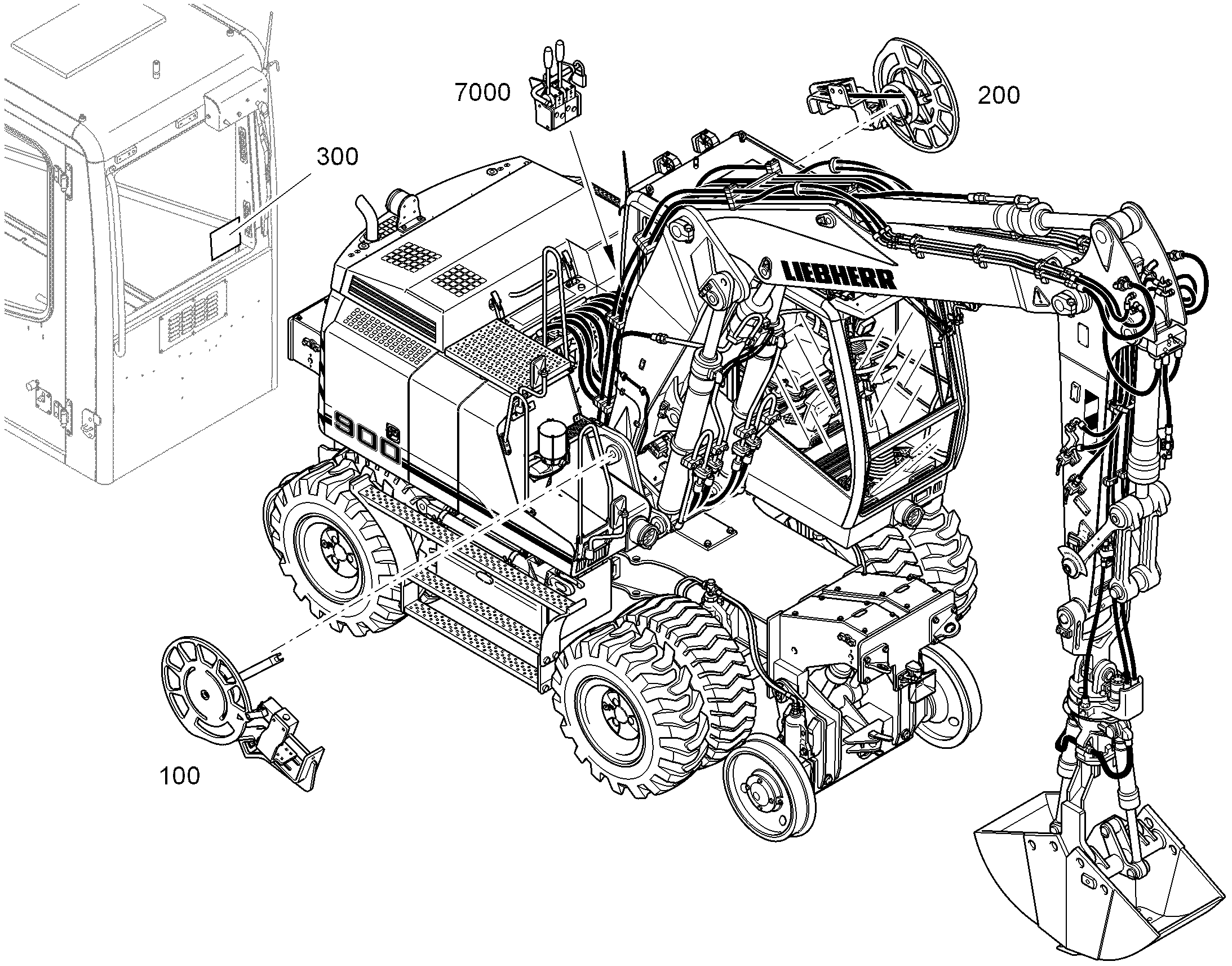 ГИДРАВЛИЧЕСКАЯ СИСТЕМА 94006627 LIEBHERR