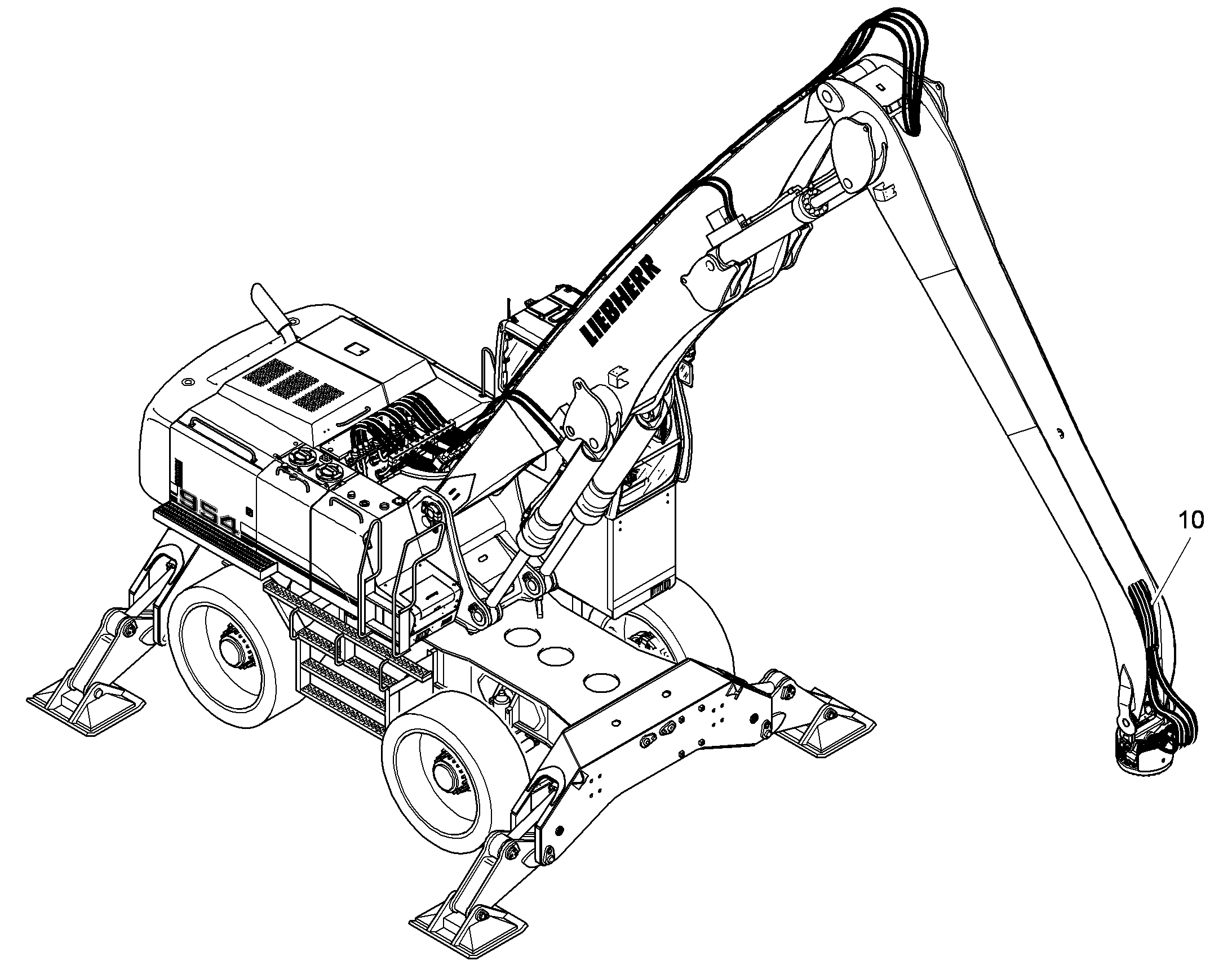 ДЕТАЛИ МОНТАЖНЫЕ ДЛЯ ОБОРУД. 94011003 LIEBHERR