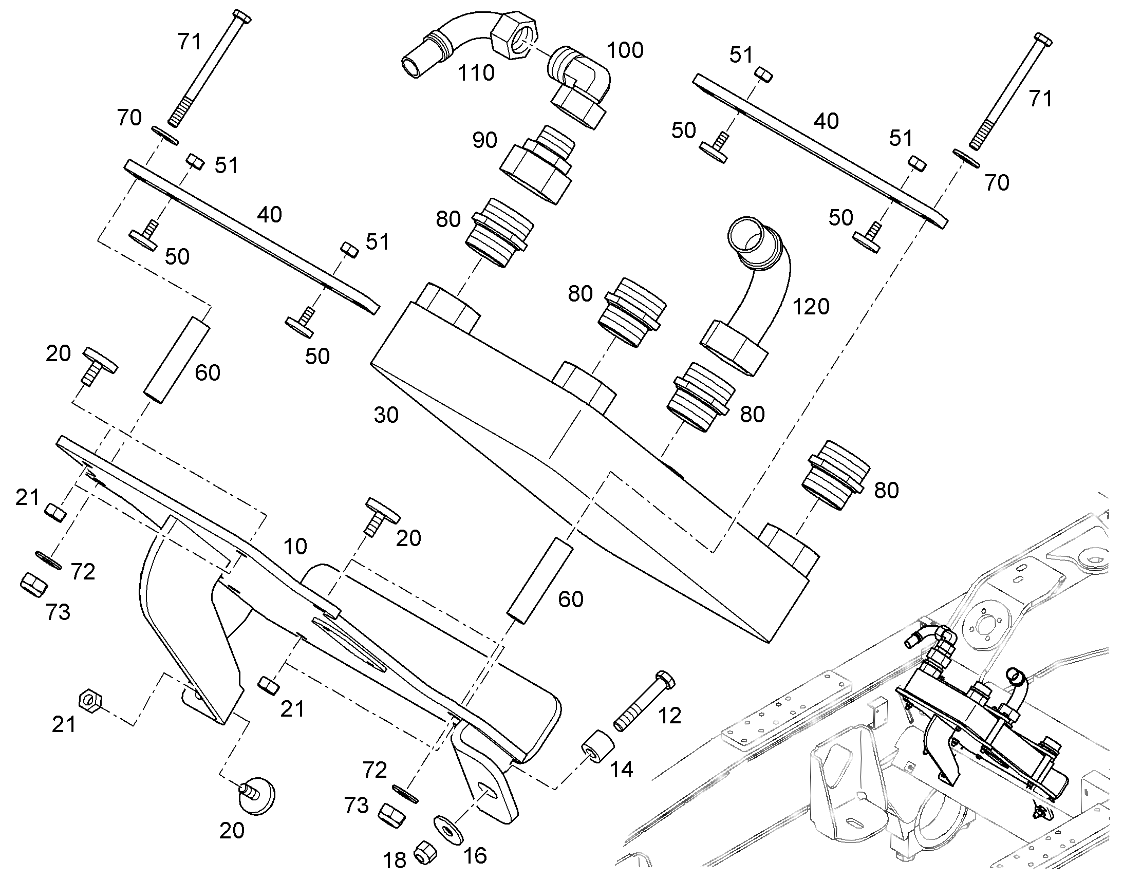 НИППЕЛЬ DN25 7026142 LIEBHERR