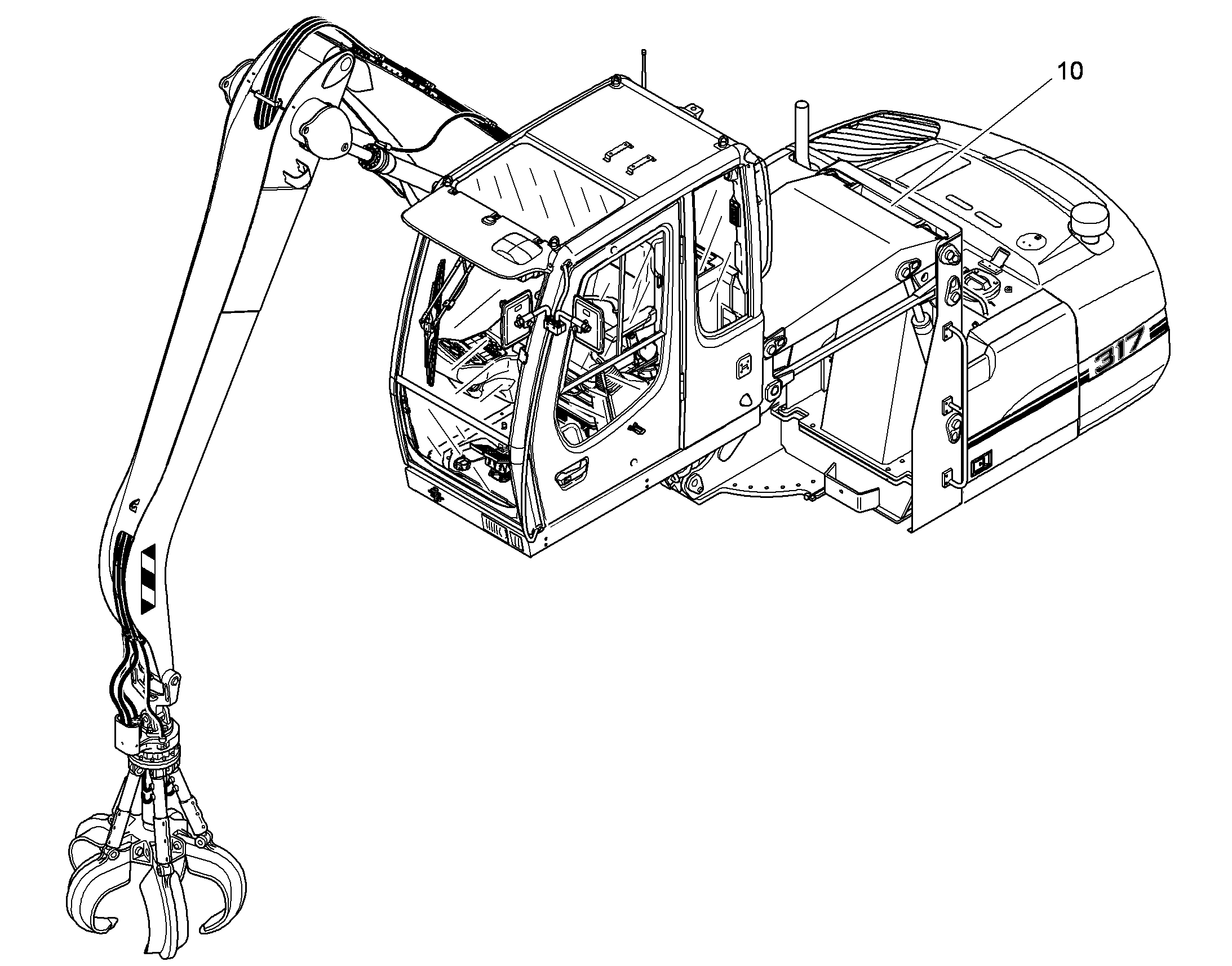 УДЛИНЕНИЕ, КОМПЛЕКТ КАБЕЛЕЙ 94015001 LIEBHERR
