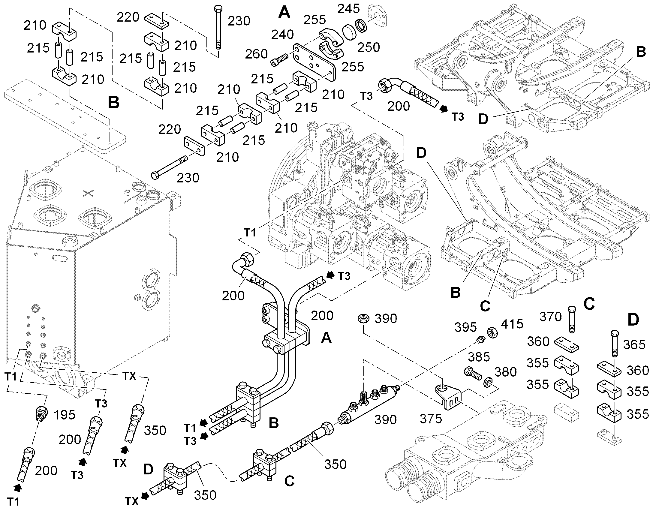 ШЛАНГ 20X2750 7412665 LIEBHERR