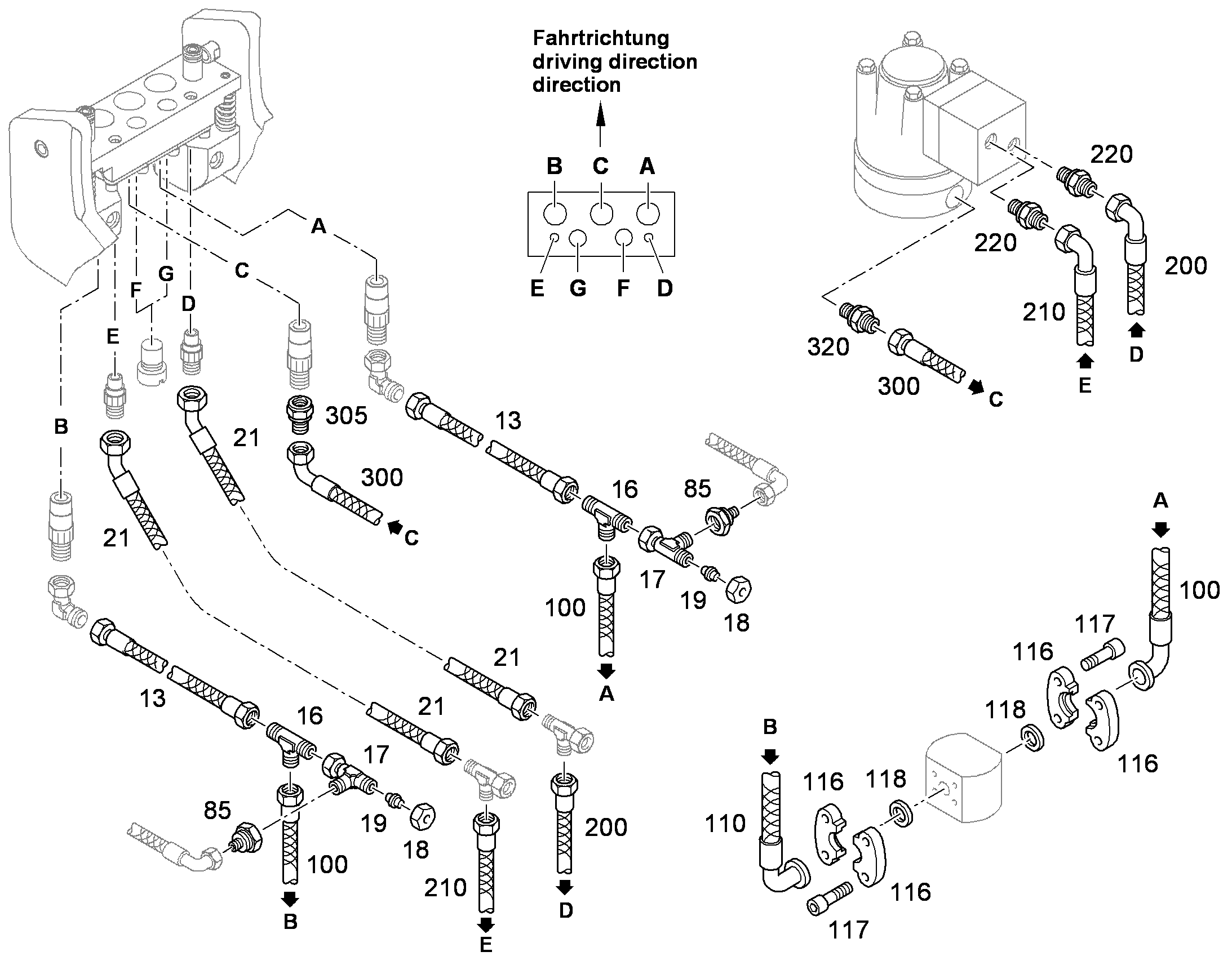 ШЛАНГ 32X400 10467535 LIEBHERR