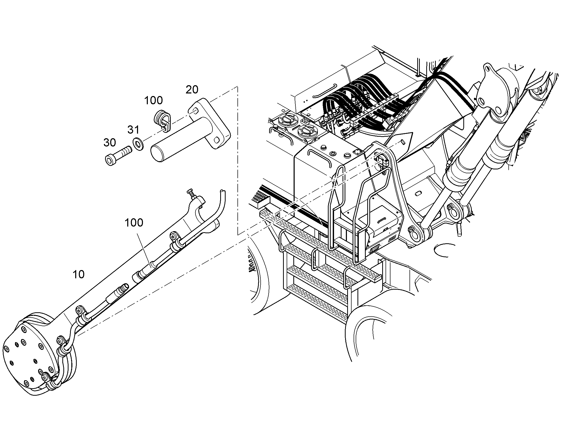 ПОВОДОК 94016834 LIEBHERR