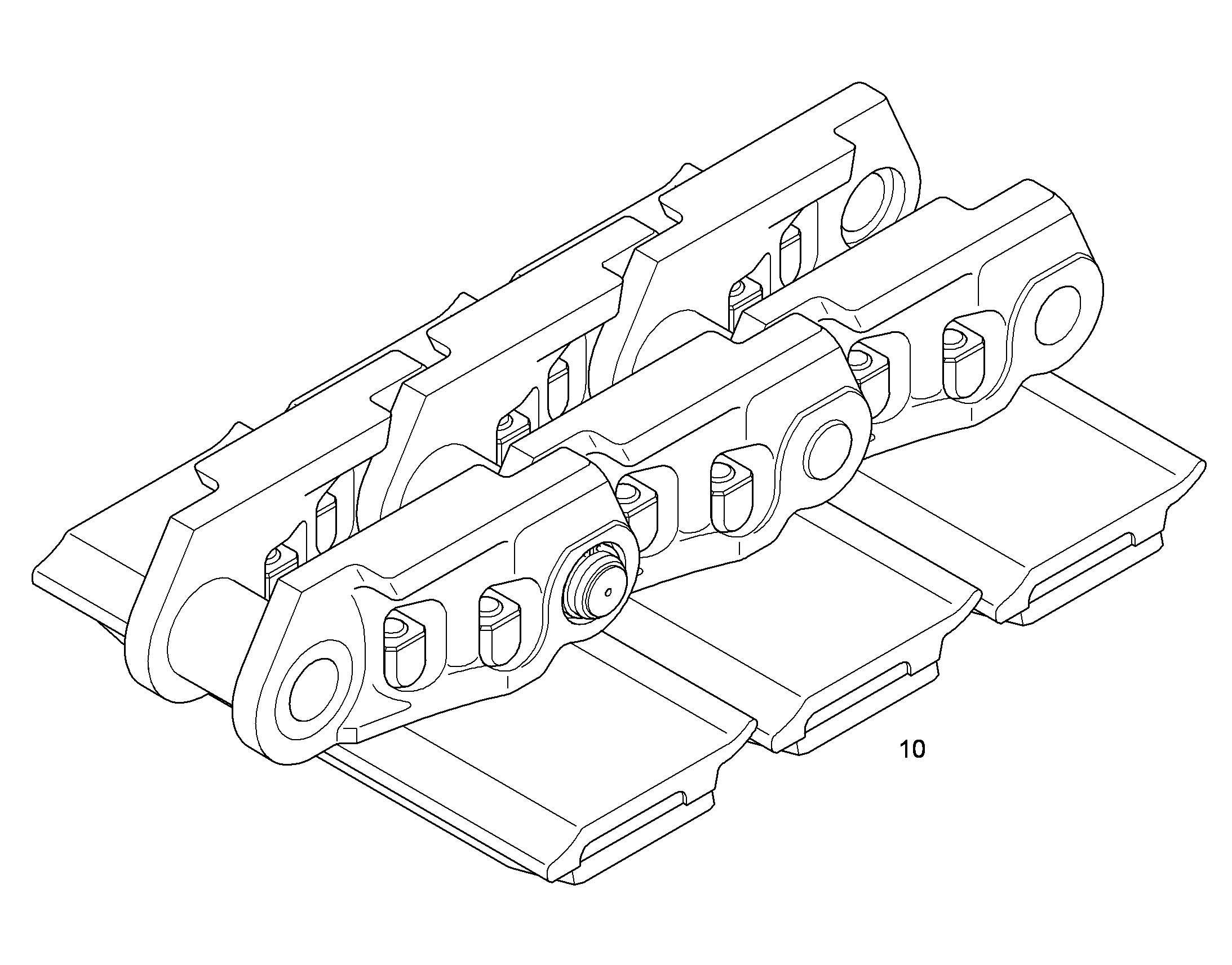 ГУСЕНИЧНАЯ ЦЕПЬ 750mm 11211684 LIEBHERR