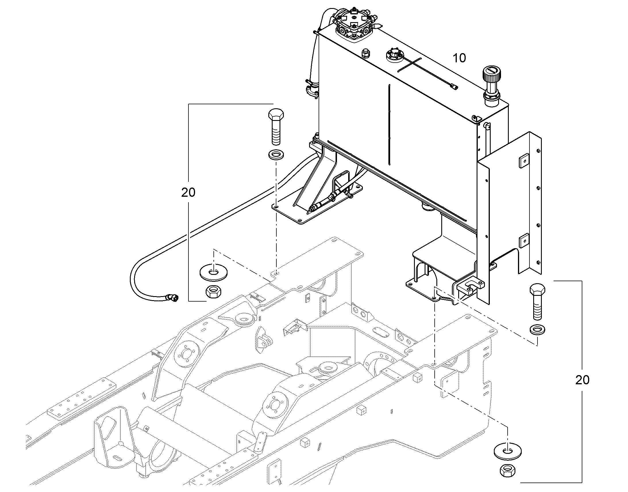 ДЕТАЛИ КРЕПЛЕНИЯ 94017361 LIEBHERR