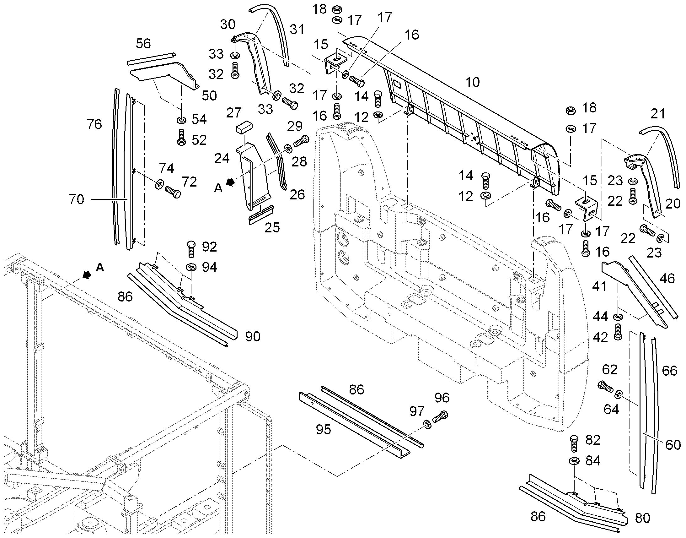 ОБОЙМА УПЛОТНИТЕЛЯ 94000662 LIEBHERR