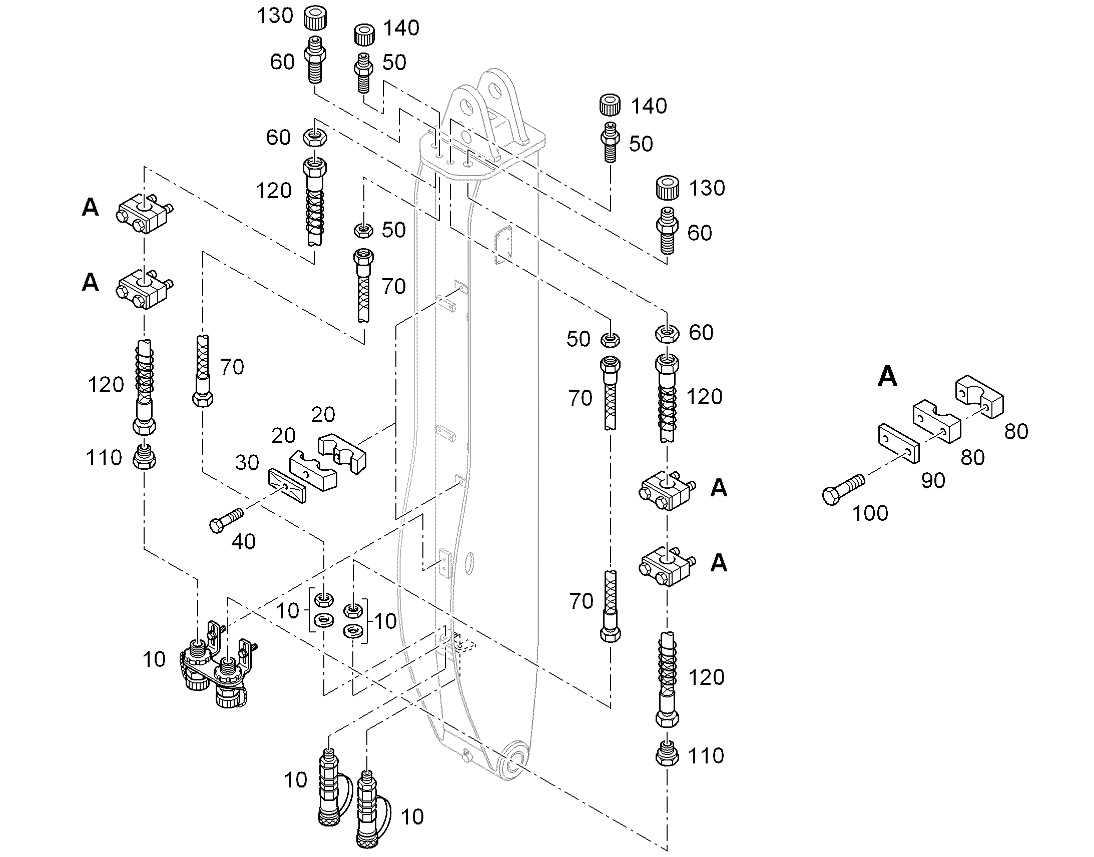ШЛАНГ 20X1900 7029252 LIEBHERR