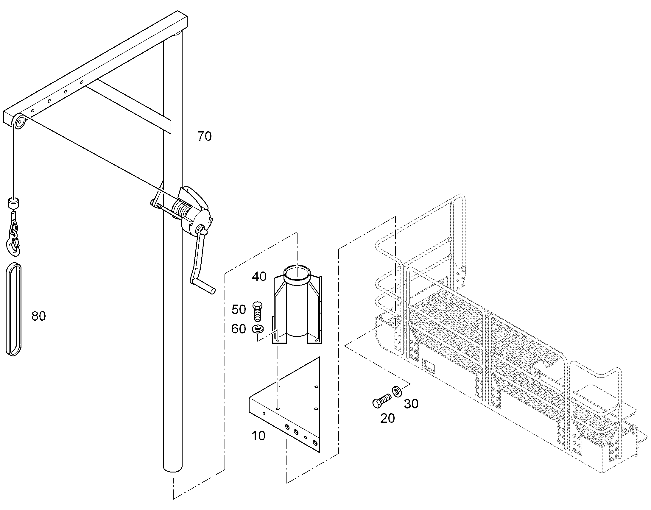 КРЮК С ПРОУШ.Д.ЗАДН.РЫХЛИТЕЛЯ 10816505 LIEBHERR