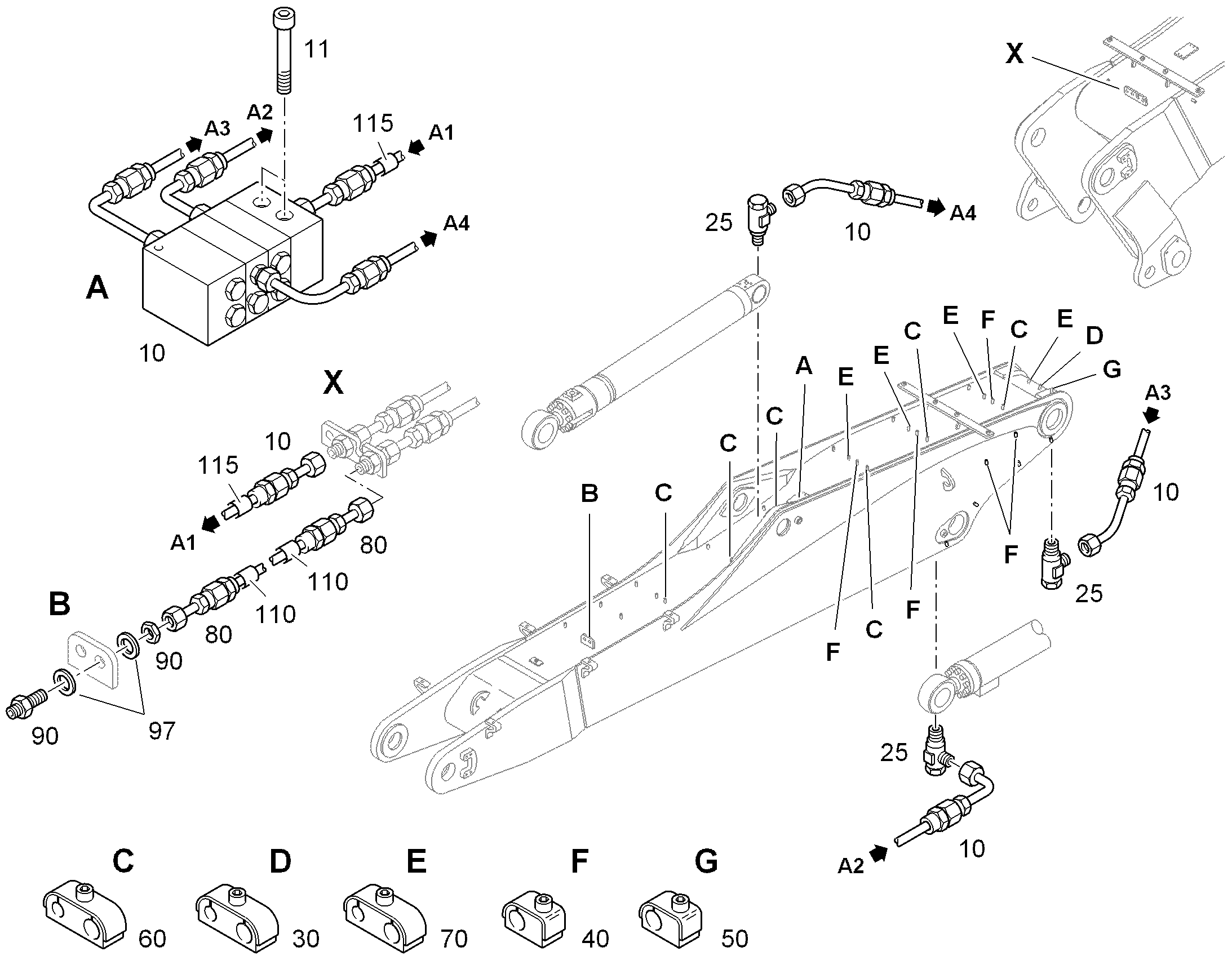 РАСПРЕДЕЛИТЕЛЬ MX-F 3/3 11088198 LIEBHERR