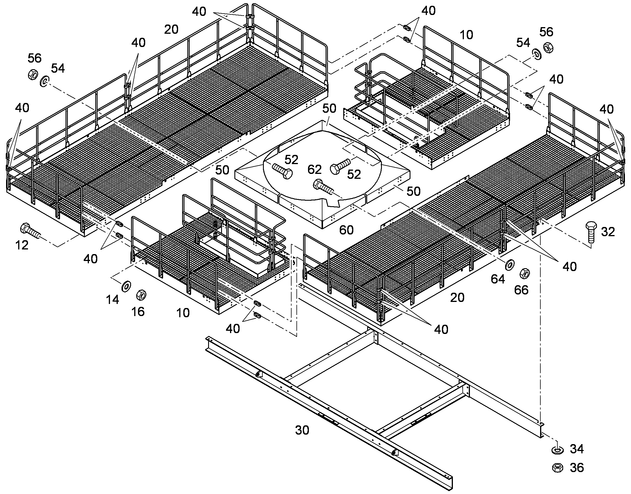 ПЛАТФОРМА 11001302 LIEBHERR