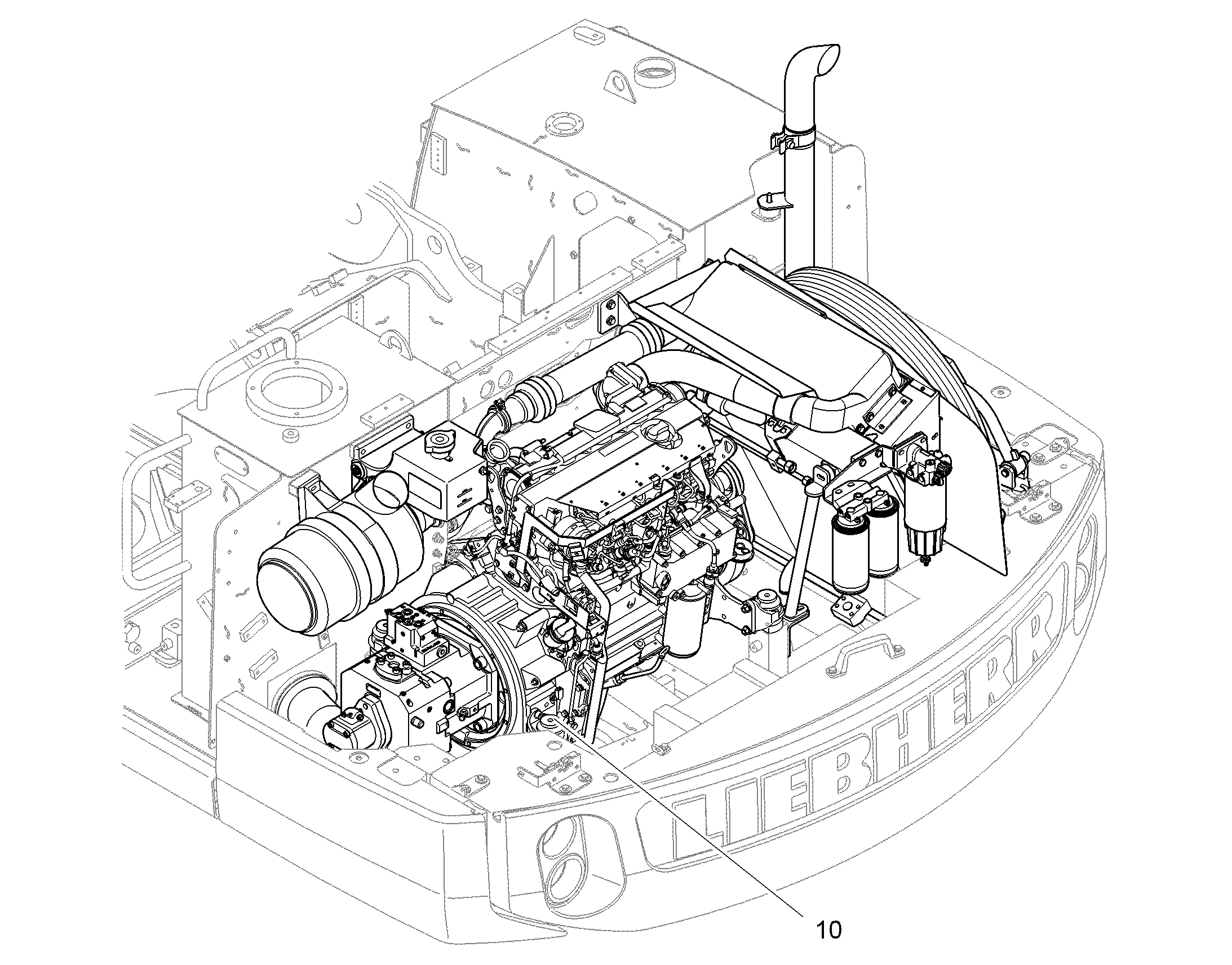 ОПОРЫ ДВИГАТЕЛЯ 94021445 LIEBHERR