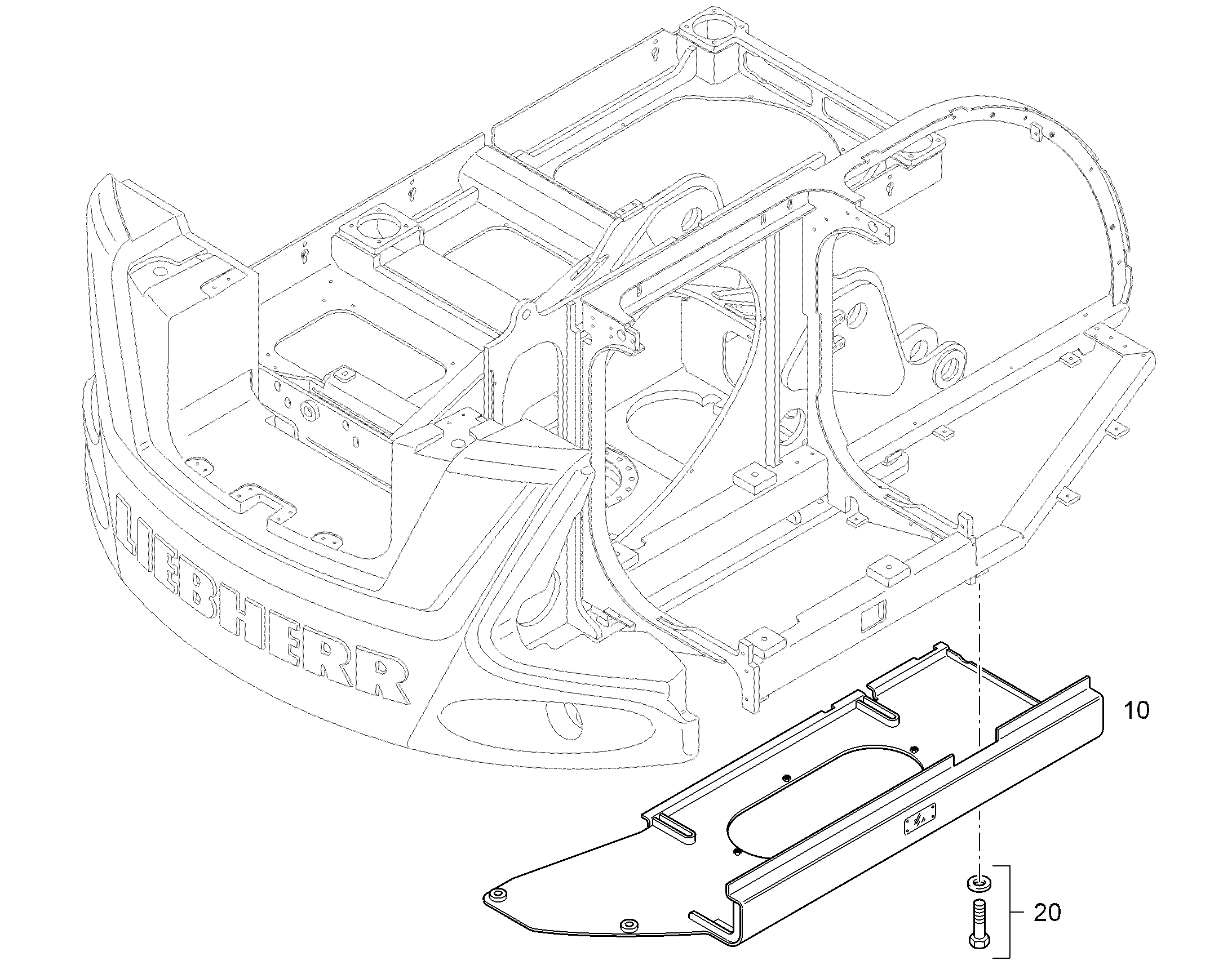 ЭЛЕМЕНТЫ МОНТАЖНЫЕ 94018860 LIEBHERR