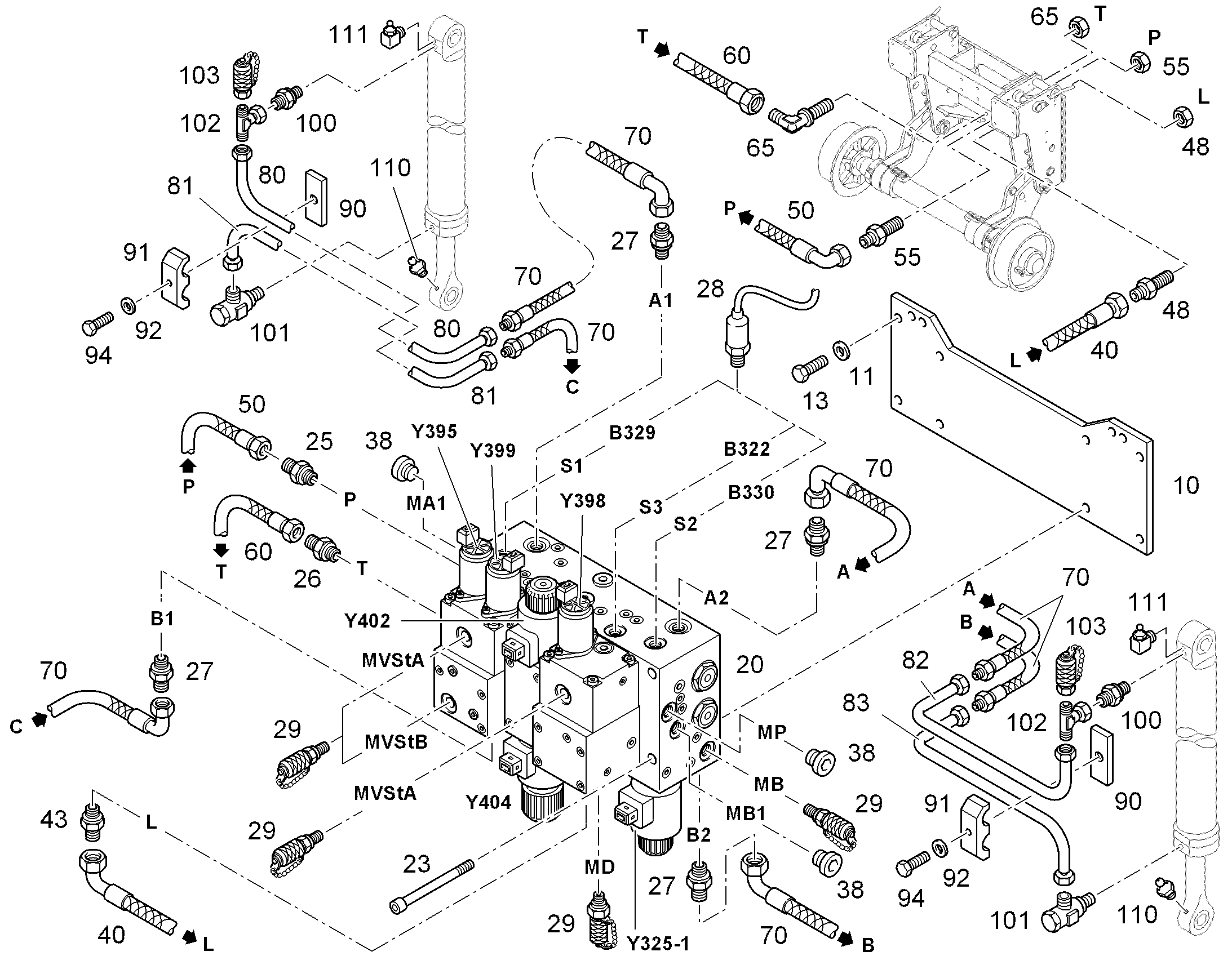 БЛОК УПРАВЛЕНИЯ ОСИ 10802148 LIEBHERR