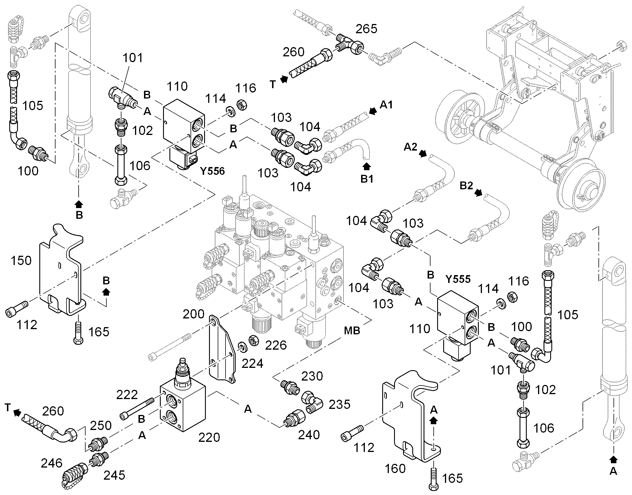 ШЛАНГ 10X200 11003754 LIEBHERR