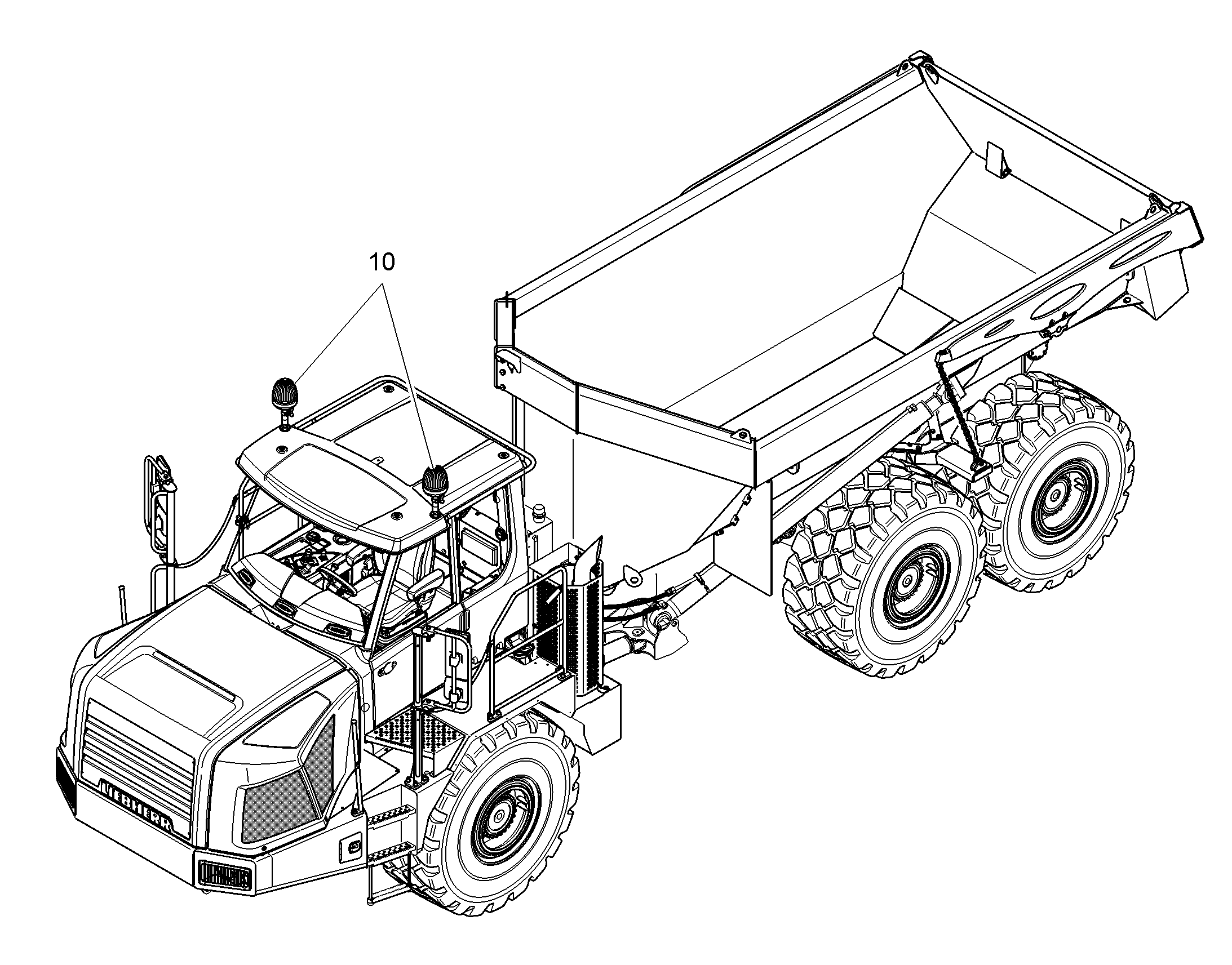 ПРОБЛЕСКОВЫЙ МАЯЧОК 94014100 LIEBHERR