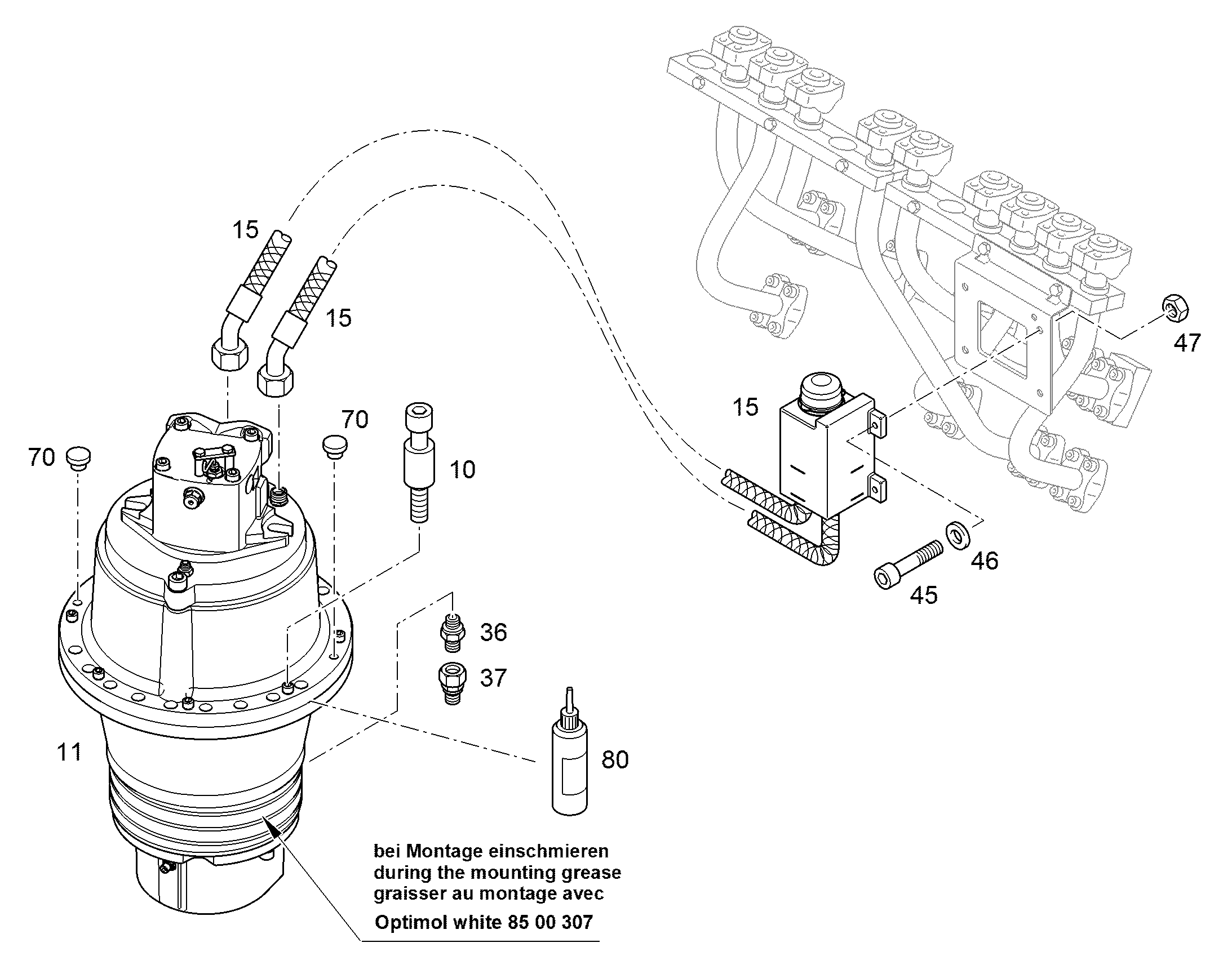 МЕХАНИЗМ ПОВОРОТА 94022592 LIEBHERR
