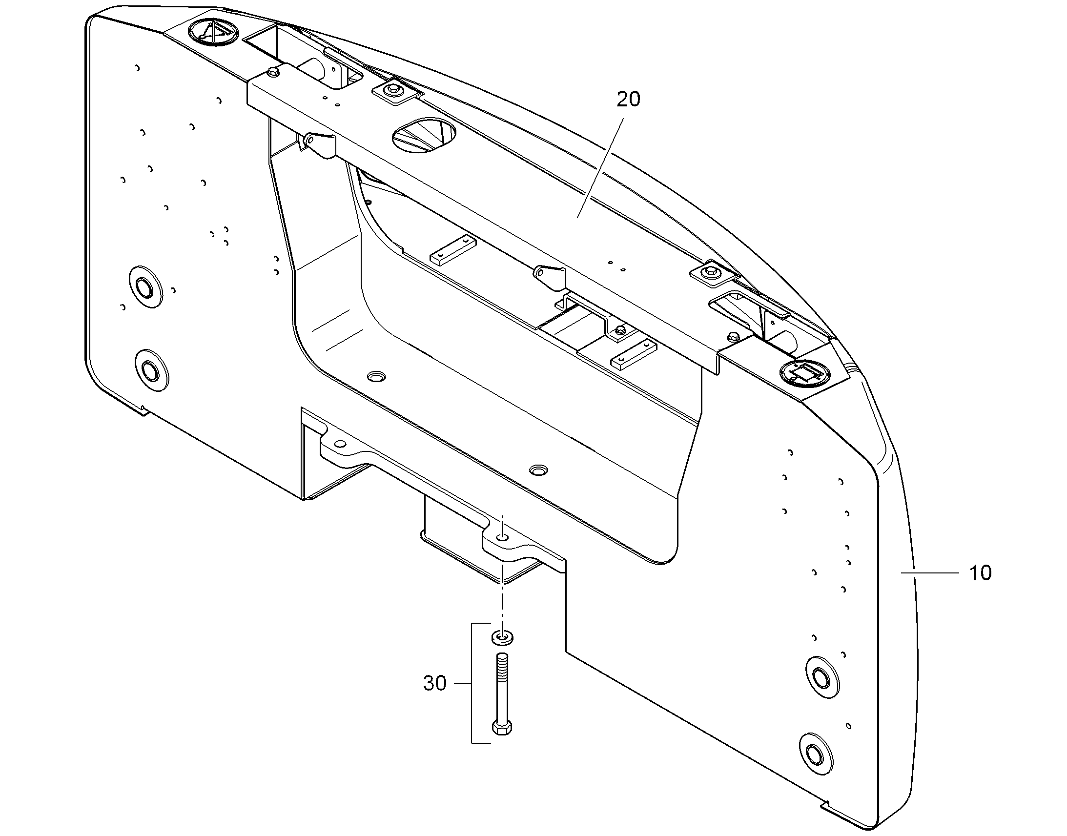 МОНТАЖНЫЕ ЧАСТИ БАЛЛАСТА 94022562 LIEBHERR