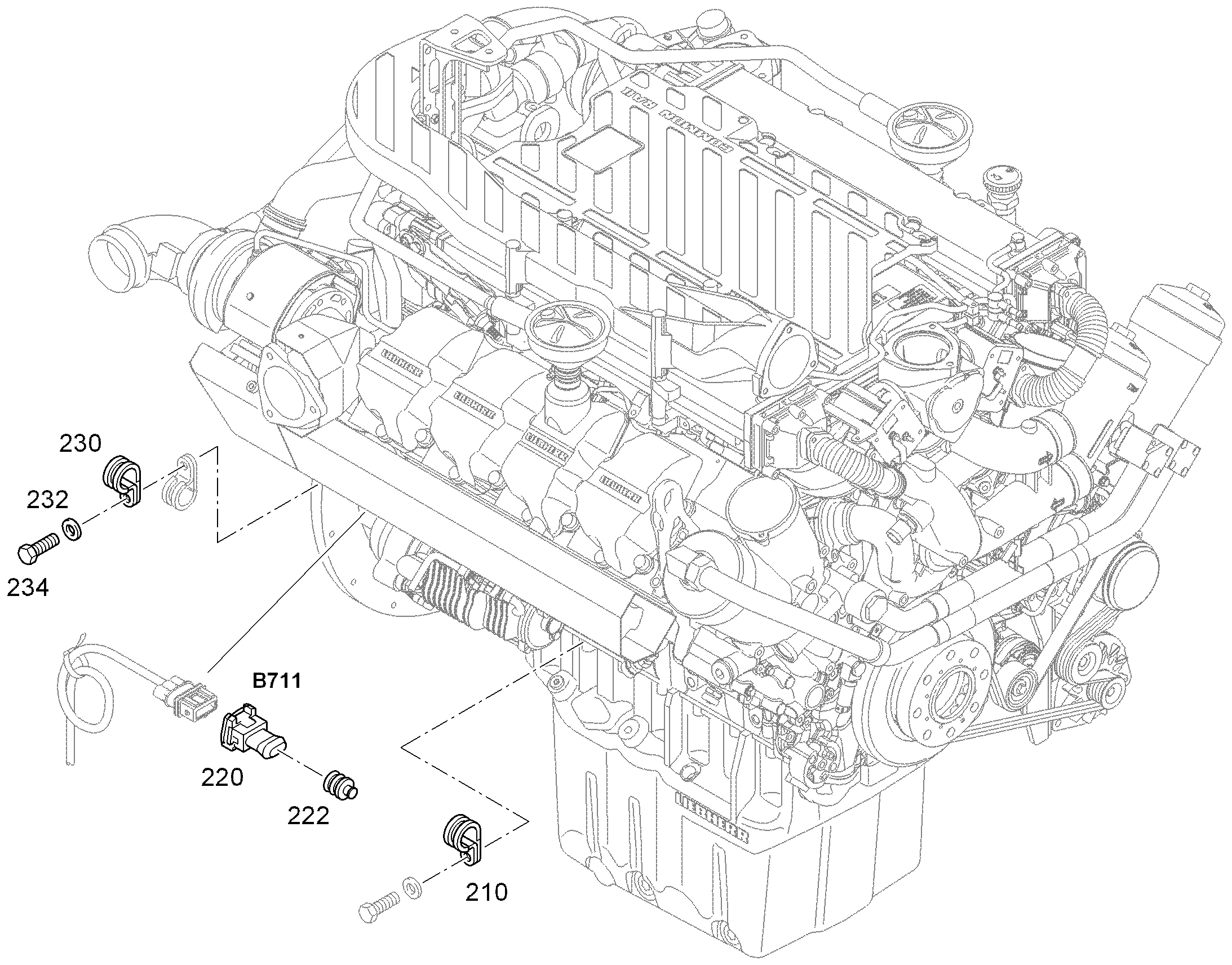 КОЛОДКА ШТЕККЕРНАЯ JPT 3-POL 20A 24V 6004326 LIEBHERR