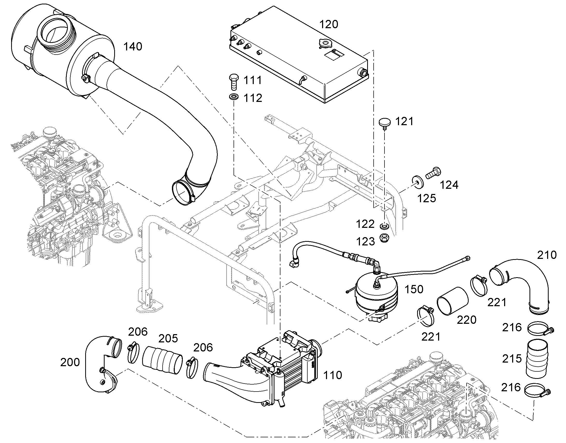 БАК КОМПЕНСАЦИОННЫЙ 11481580 LIEBHERR