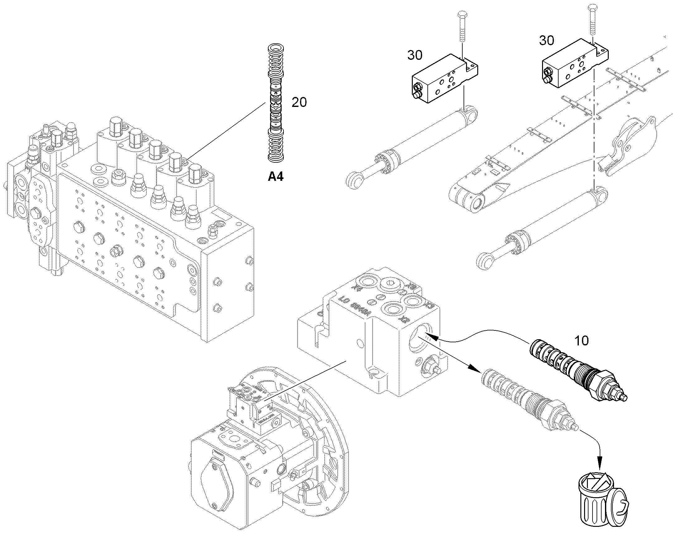 РЕГУЛИРОВОЧНЫЙ КЛАПАН LS 10129988 LIEBHERR