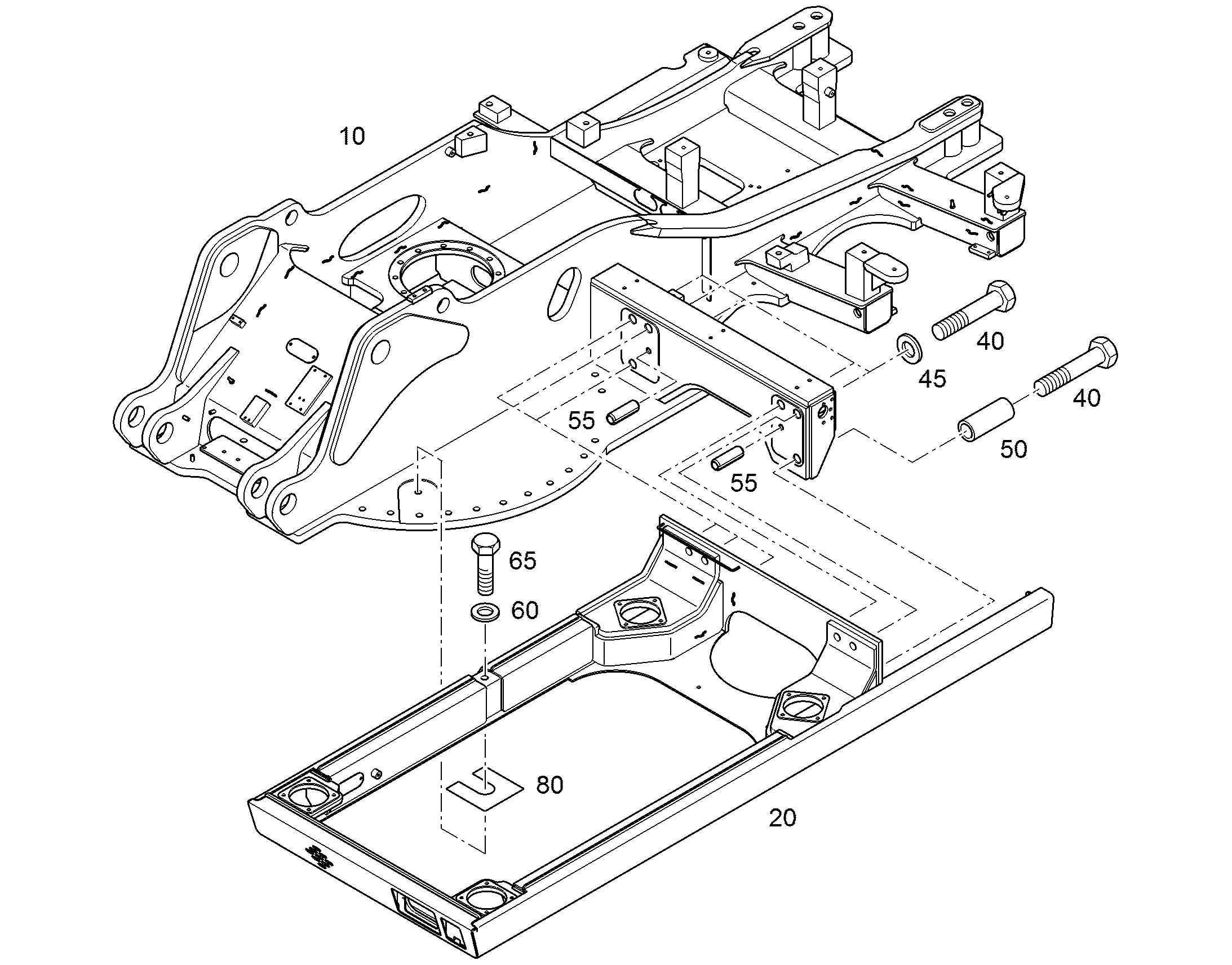 ПОВ. ПЛАТФОРМА ОСНОВНАЯ ЧАСТЬ 94028610 LIEBHERR