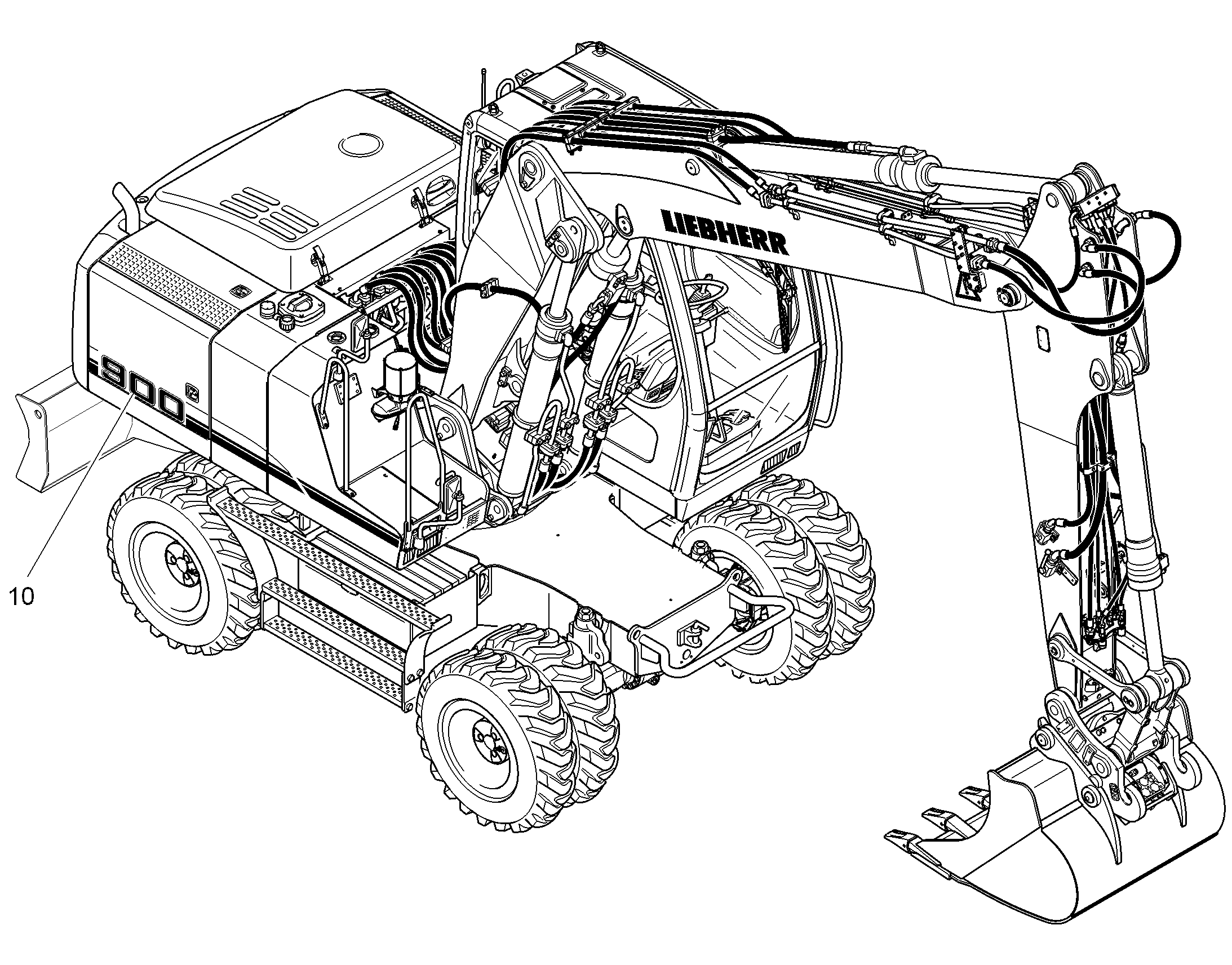 НАКЛЕЙКА VORWERK 94027675 LIEBHERR