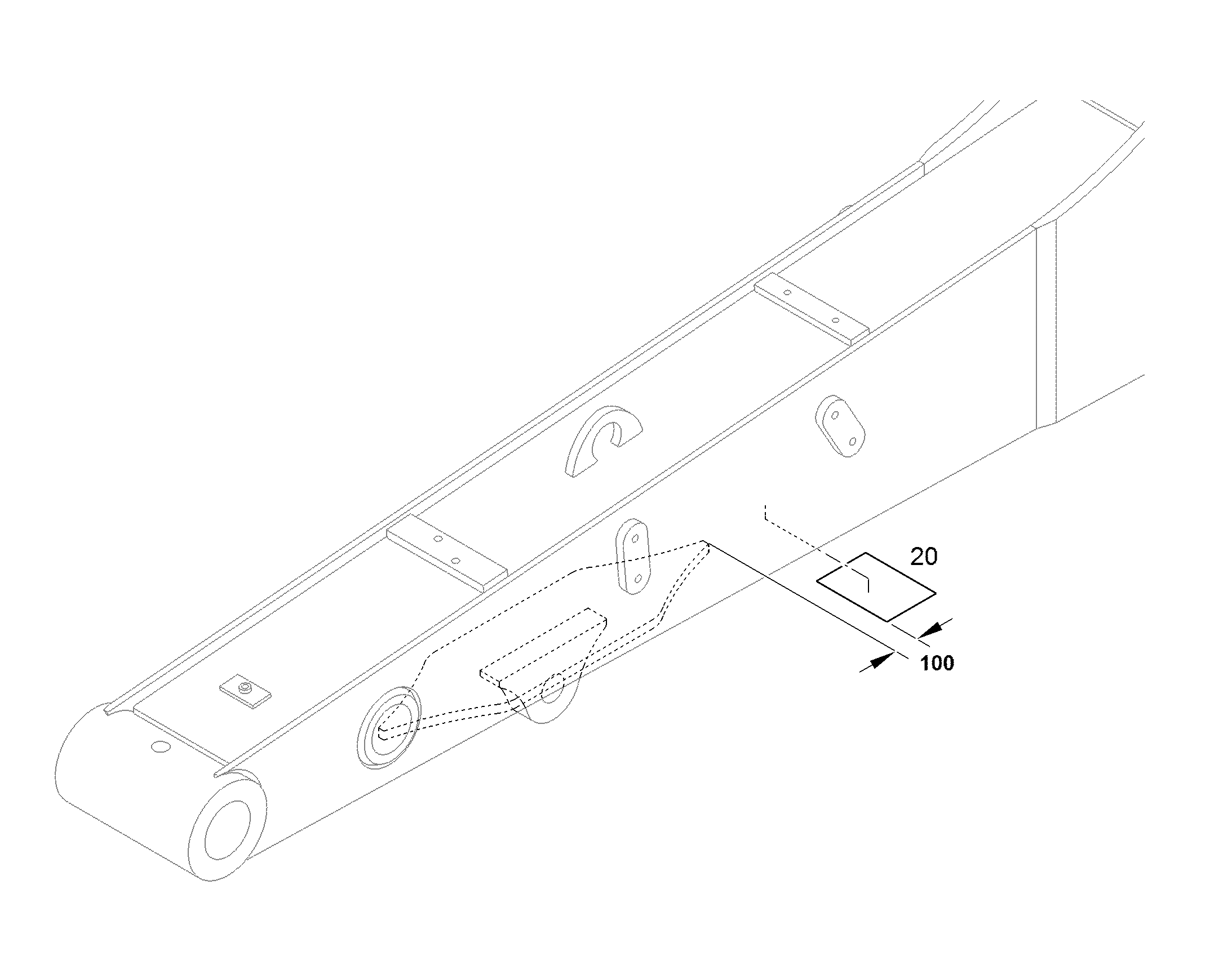 ТАБЛИЧКА 6T 150mmX105mm 9907551 LIEBHERR