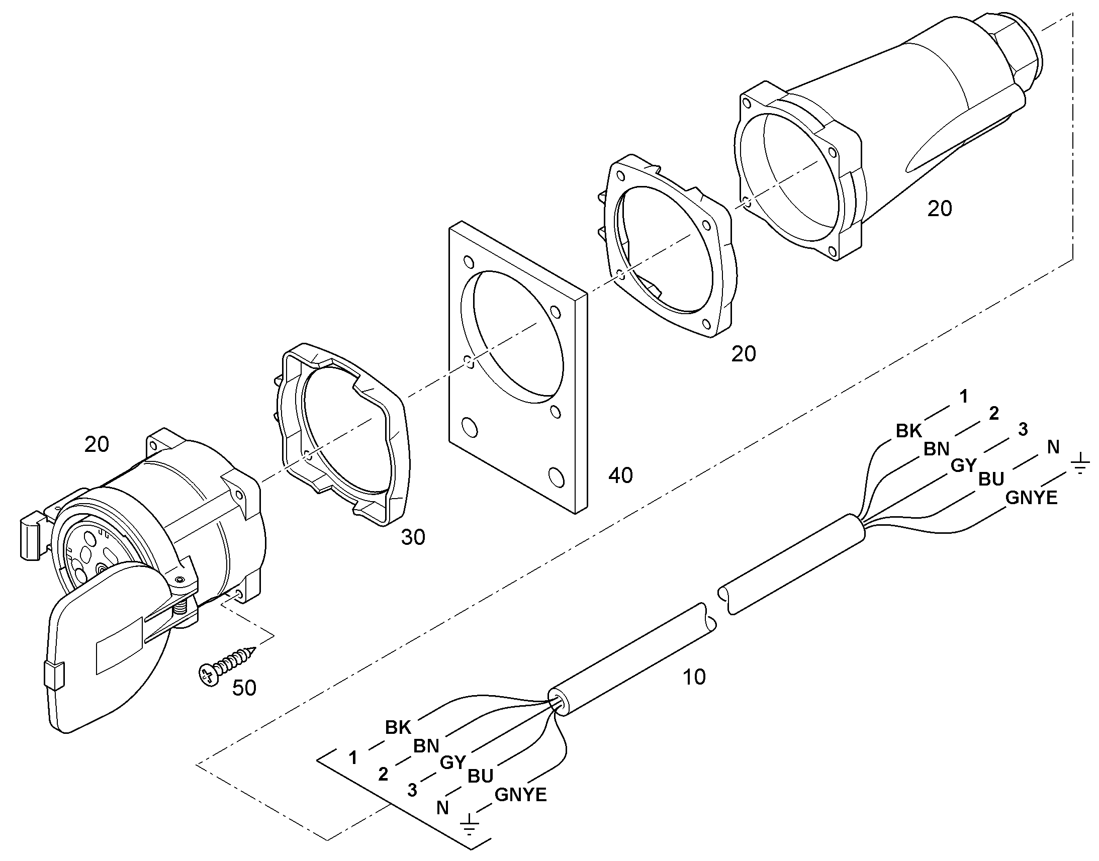 КАБЕЛЬ 5G 16mm² ABGESCHIRMT 10490444 LIEBHERR