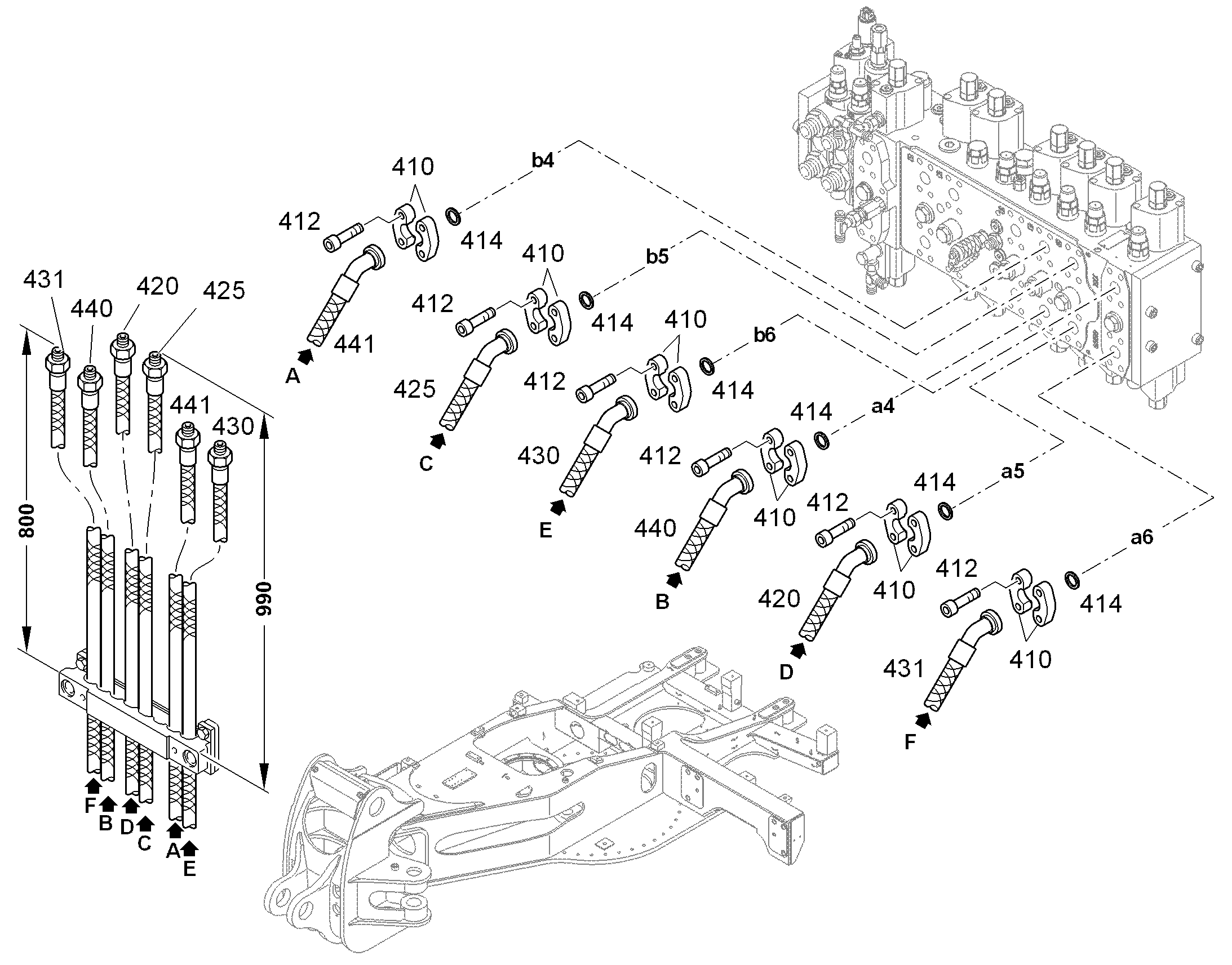 ШЛАНГ 16X3250 10491624 LIEBHERR