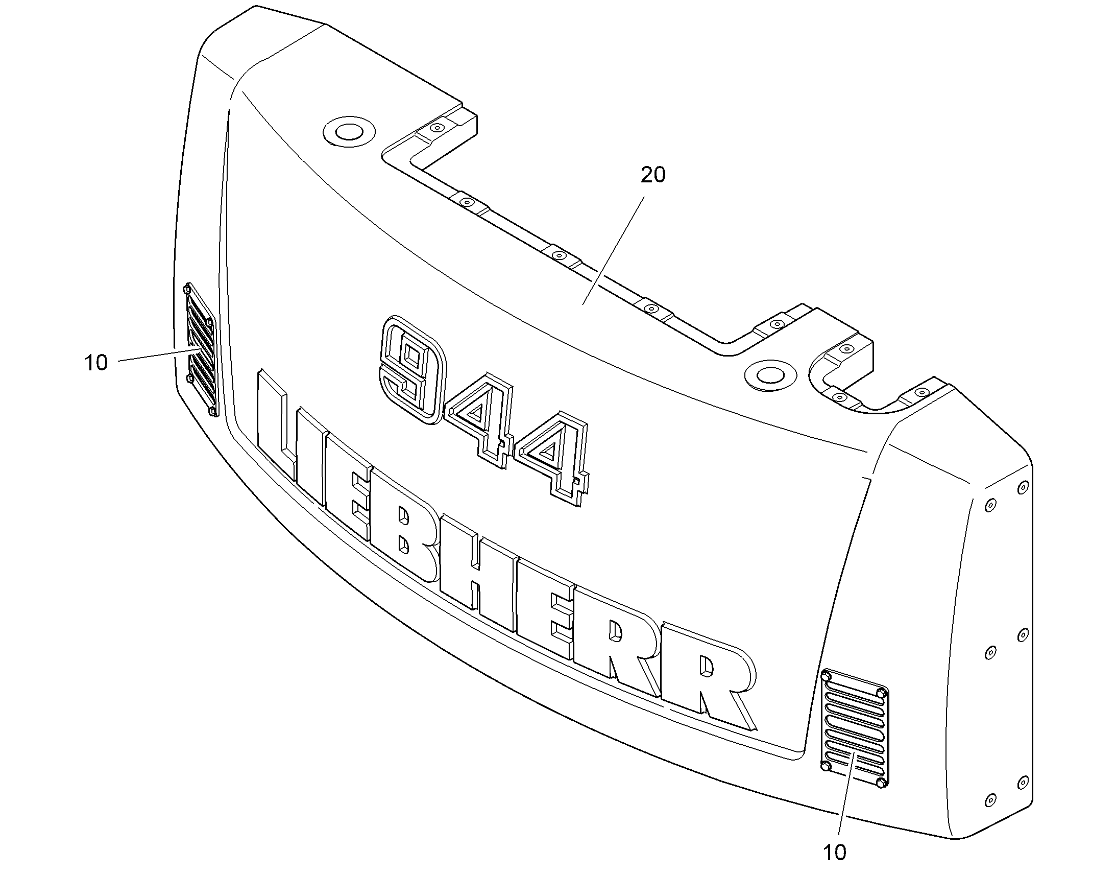 БАЛЛАСТНЫЙ ГРУЗ, УЗЕЛ 94025842 LIEBHERR